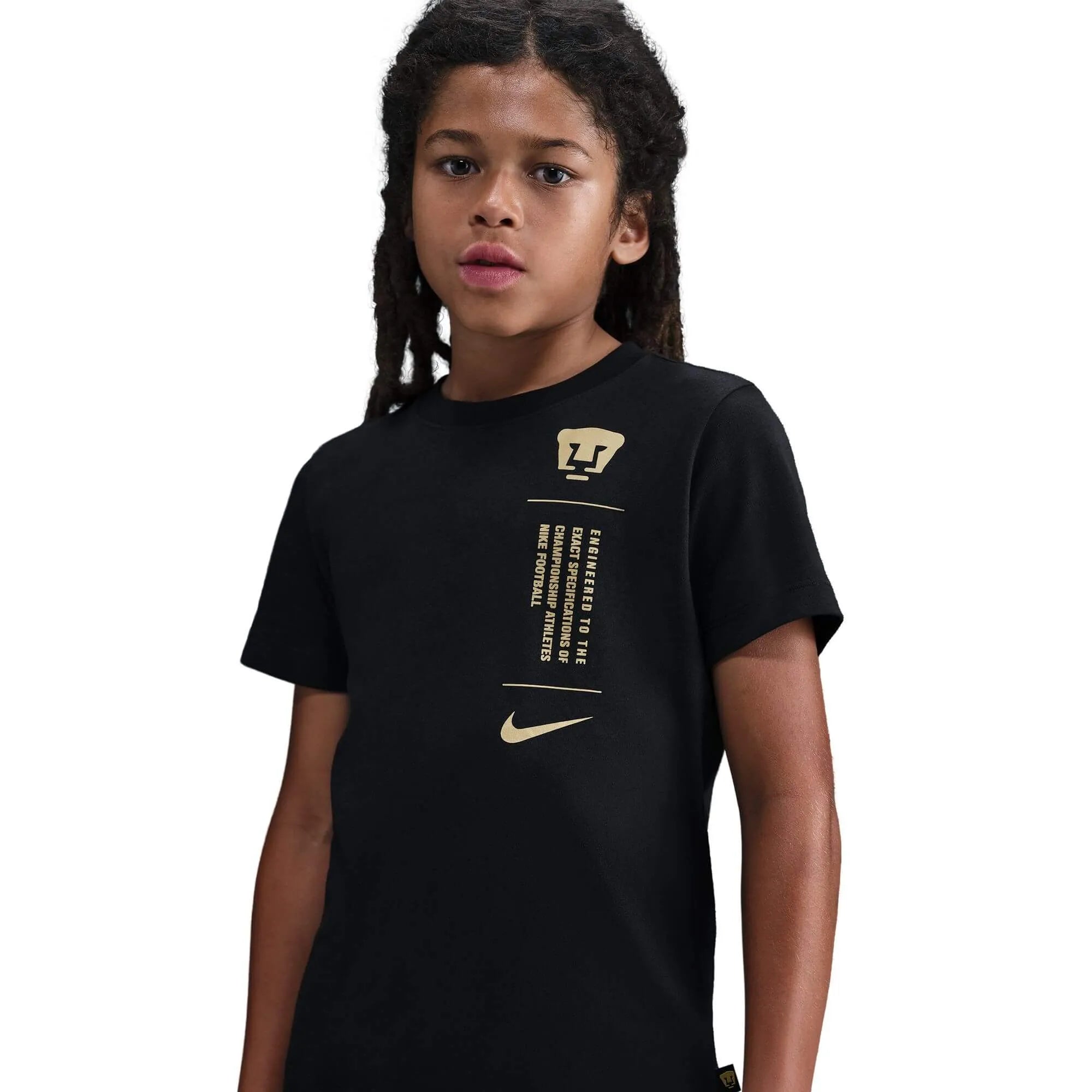 Nike 2025-26 Pumas Youth Football Tee (Detail 1)