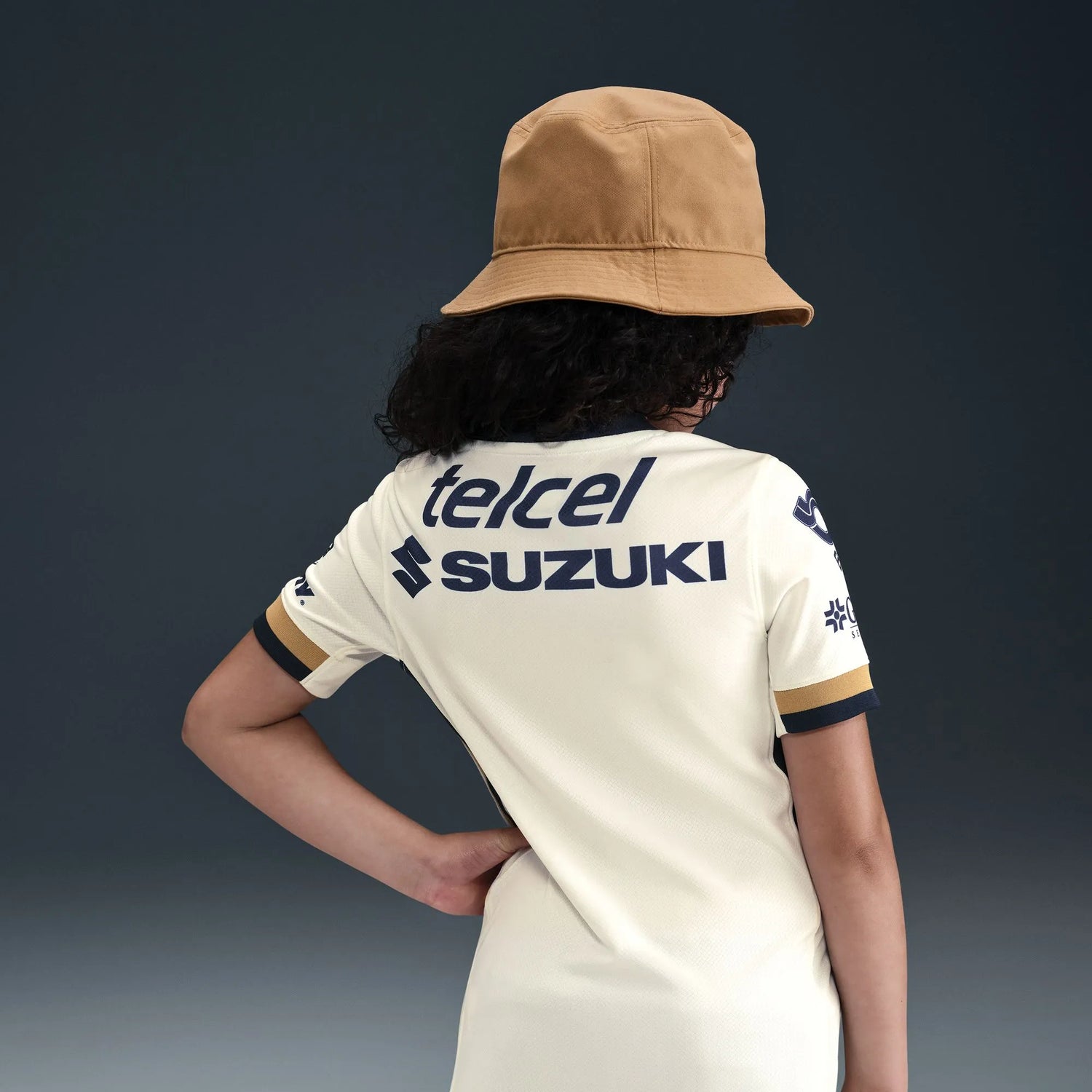 Nike 2025-26 Pumas Youth Stadium Home Soccer Jersey (Detail 3)