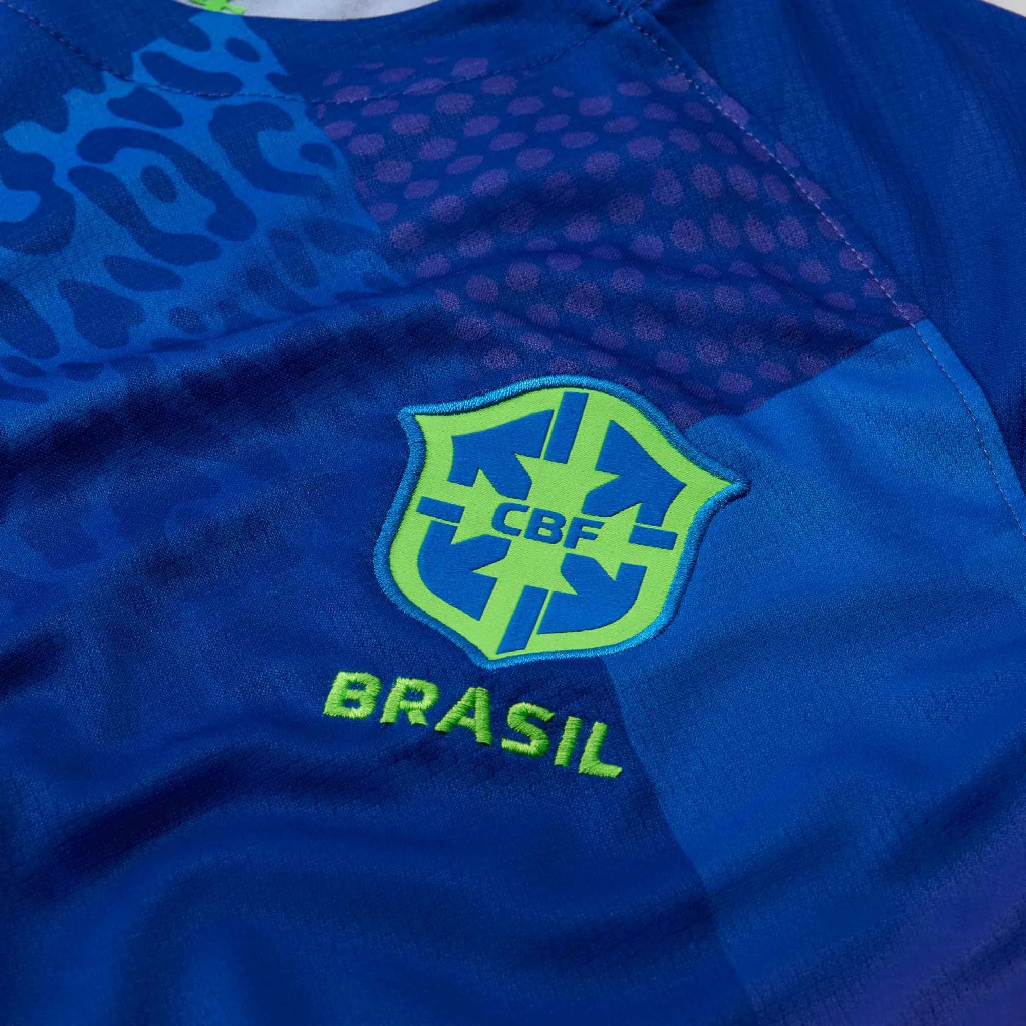 Nike 2025 Brazil Women's Stadium Away Soccer Jersey (Detail 1)