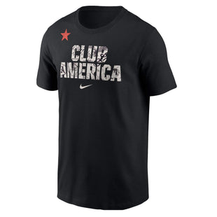 Nike 2025 Club America Men's Core Short-Sleeve Tee Black (Front)