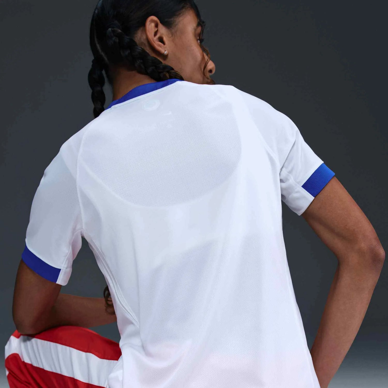 Nike 2025 England Women's Stadium Home Soccer Jersey (Model - Back)