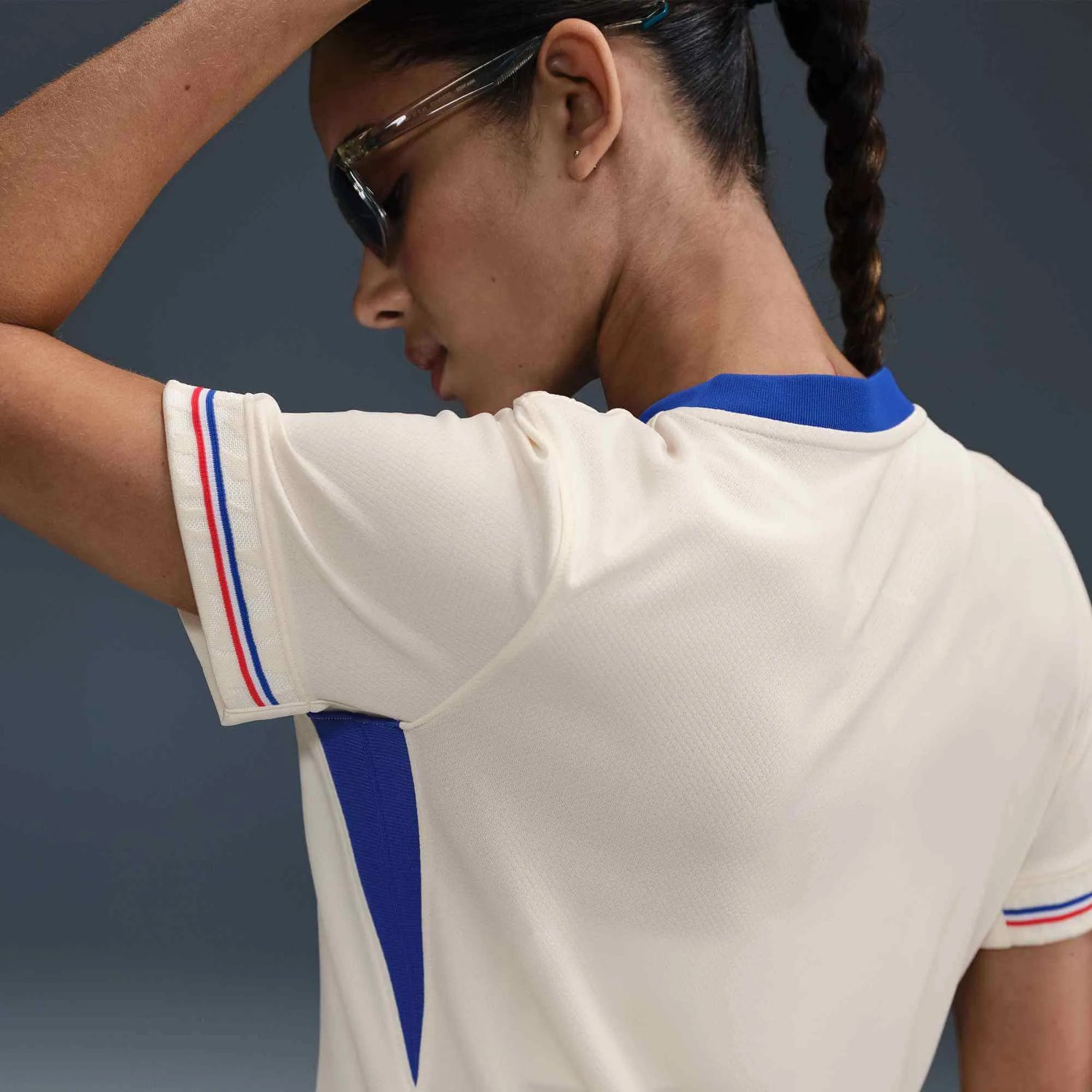 Nike 2025 France Women's Stadium Away Soccer Jersey (Detail 1)