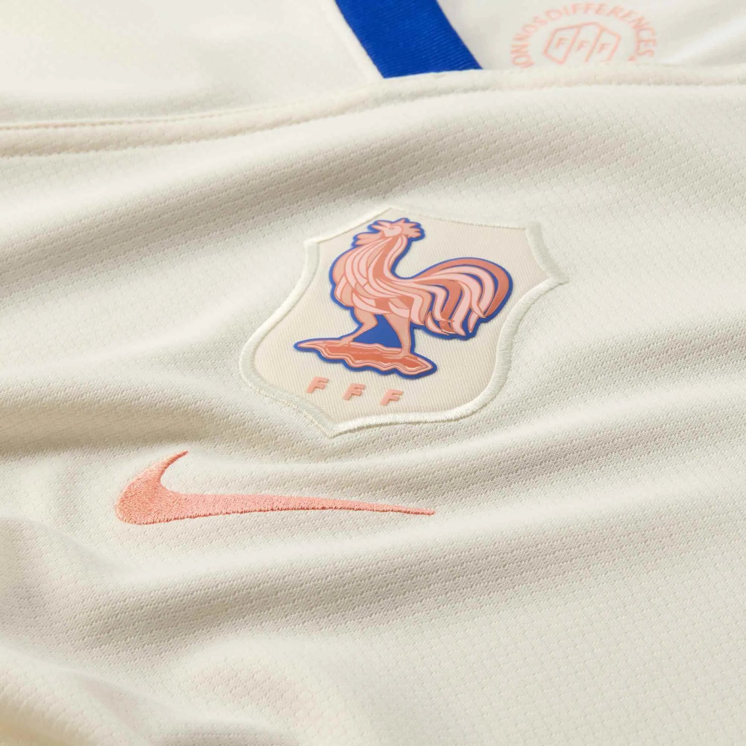 Nike 2025 France Women's Stadium Away Soccer Jersey (Detail 2)