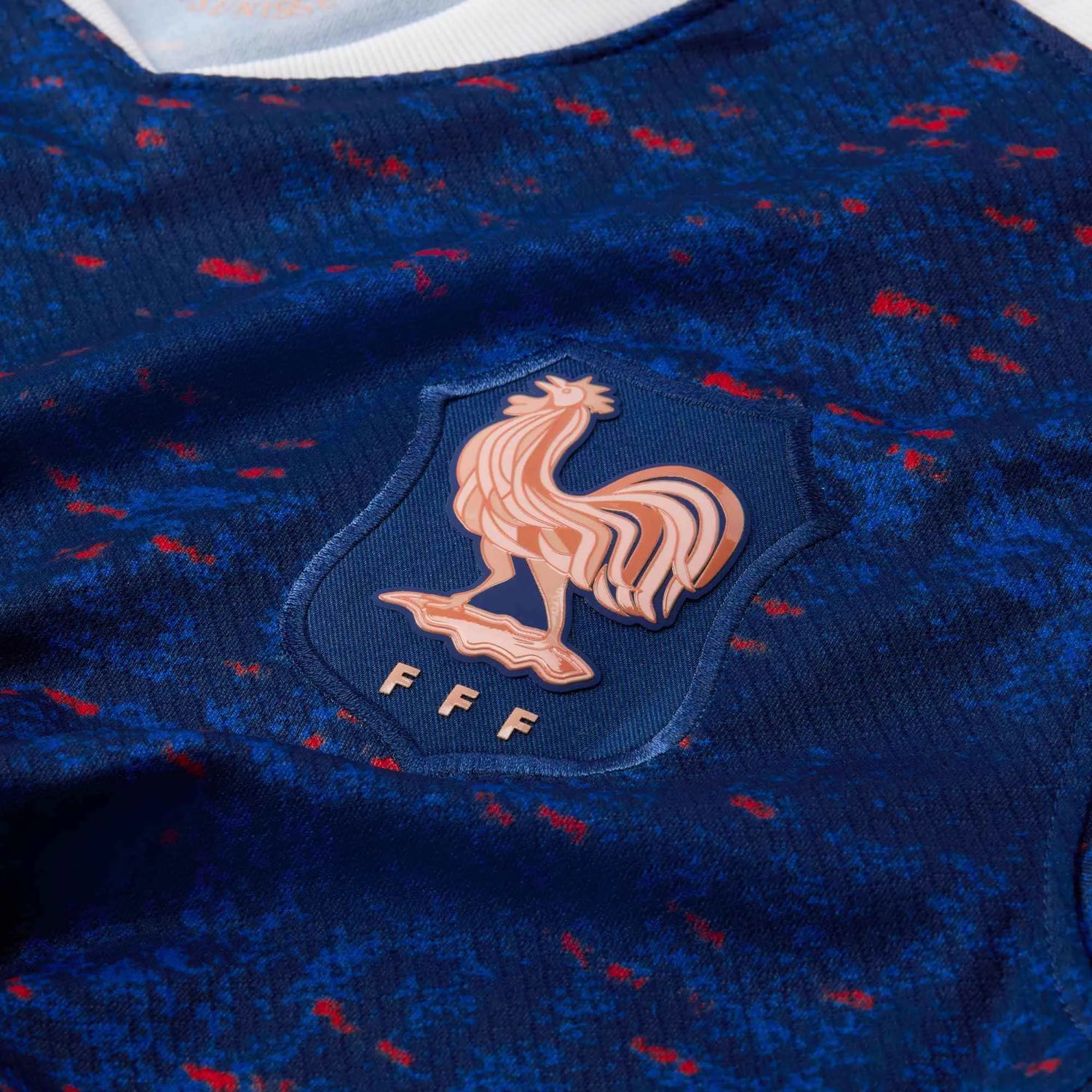 Nike 2025 France Women's Stadium Home Soccer Jersey (Detail 2)