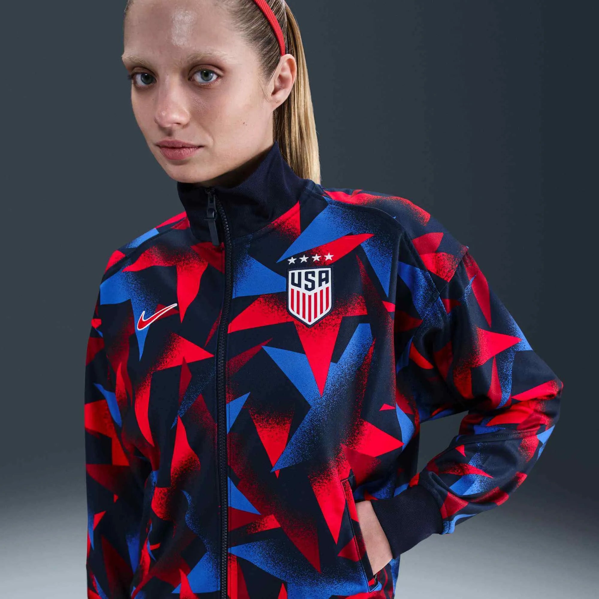 Nike 2025 USA Women's Academy Pro Anthem Jacket (Detail 2)