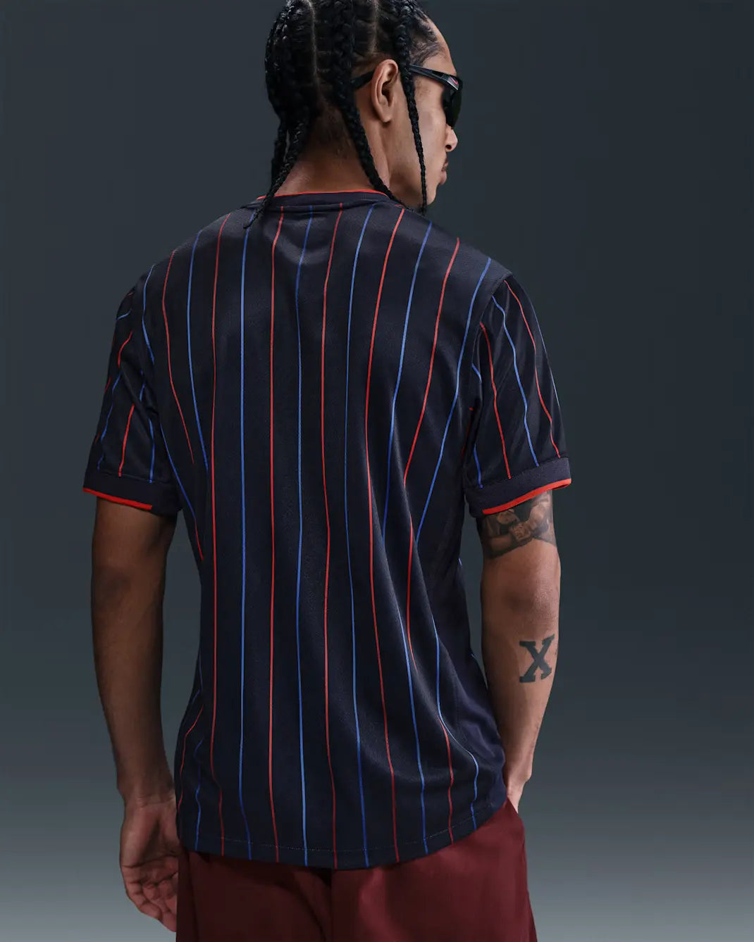 Nike 2025 USA Women's (Men's Cut) Stadium Away Soccer Jersey (Detail 3)