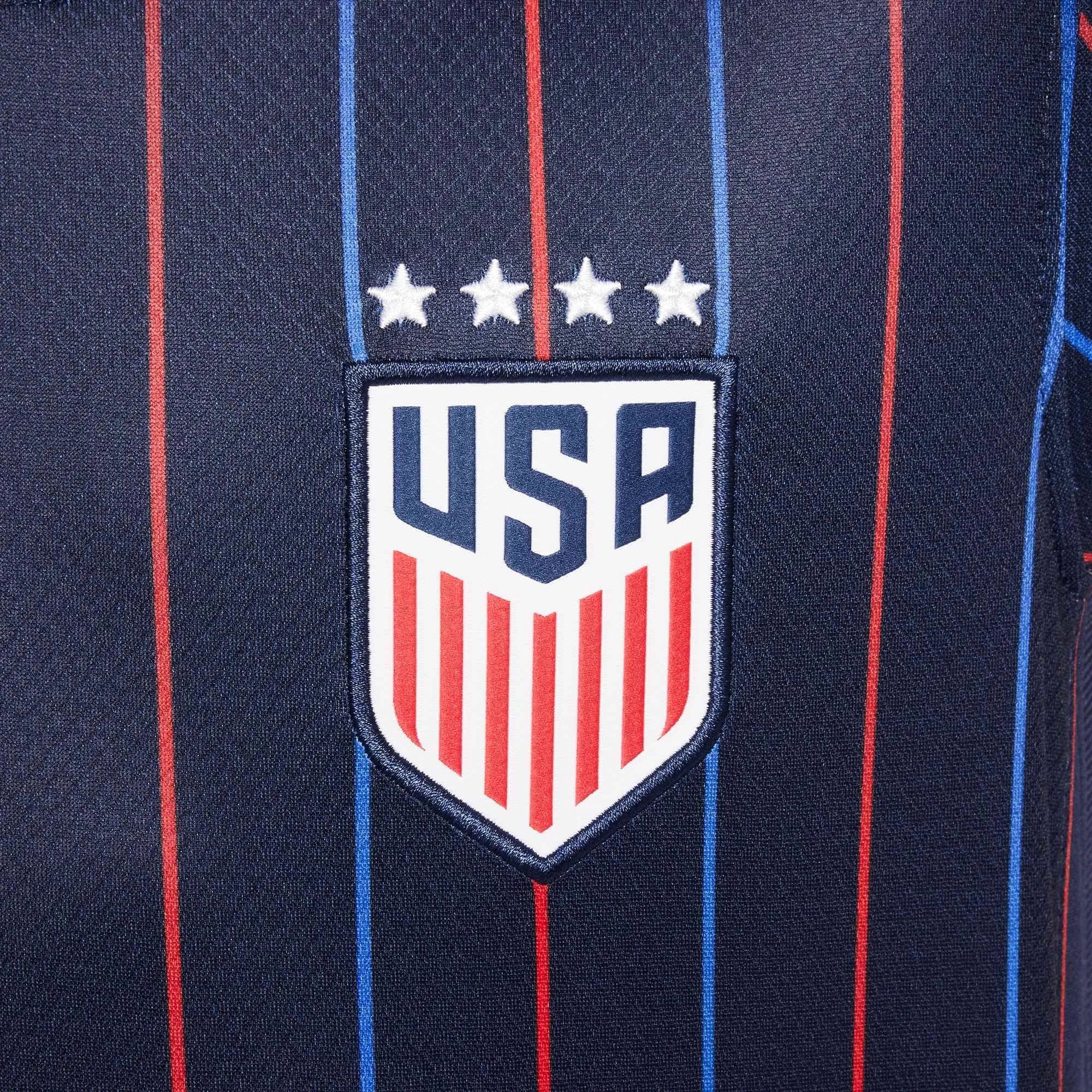 Nike 2025 USA Youth 4-Star Stadium Away Soccer Jersey (Detail 3)