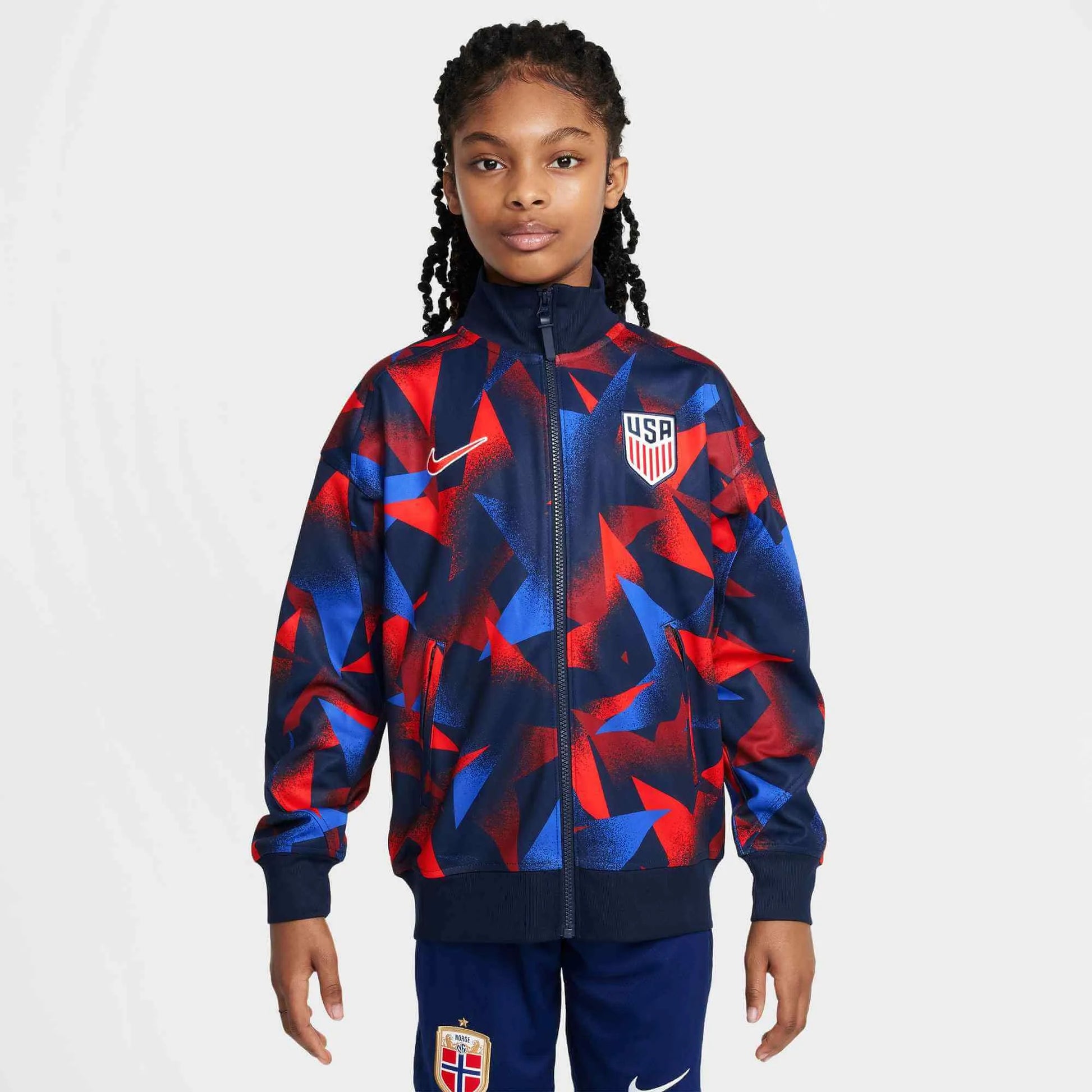 Nike 2025 USA Youth DF Academy Pro Anthem Jacket (Model - Front)