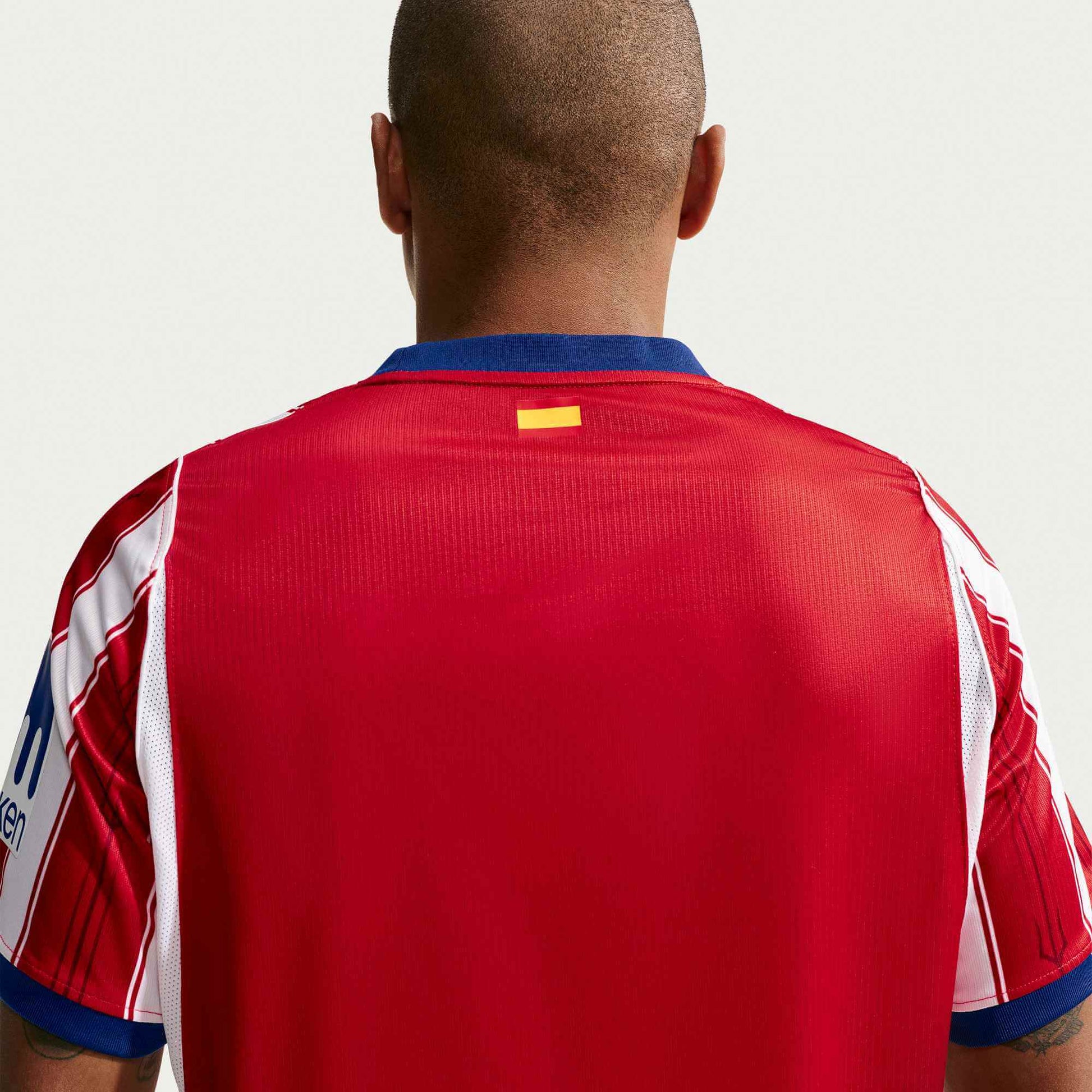 Nike 2026-27 Atletico Madrid Men's Authentic Home Soccer Jersey (Detail 3)