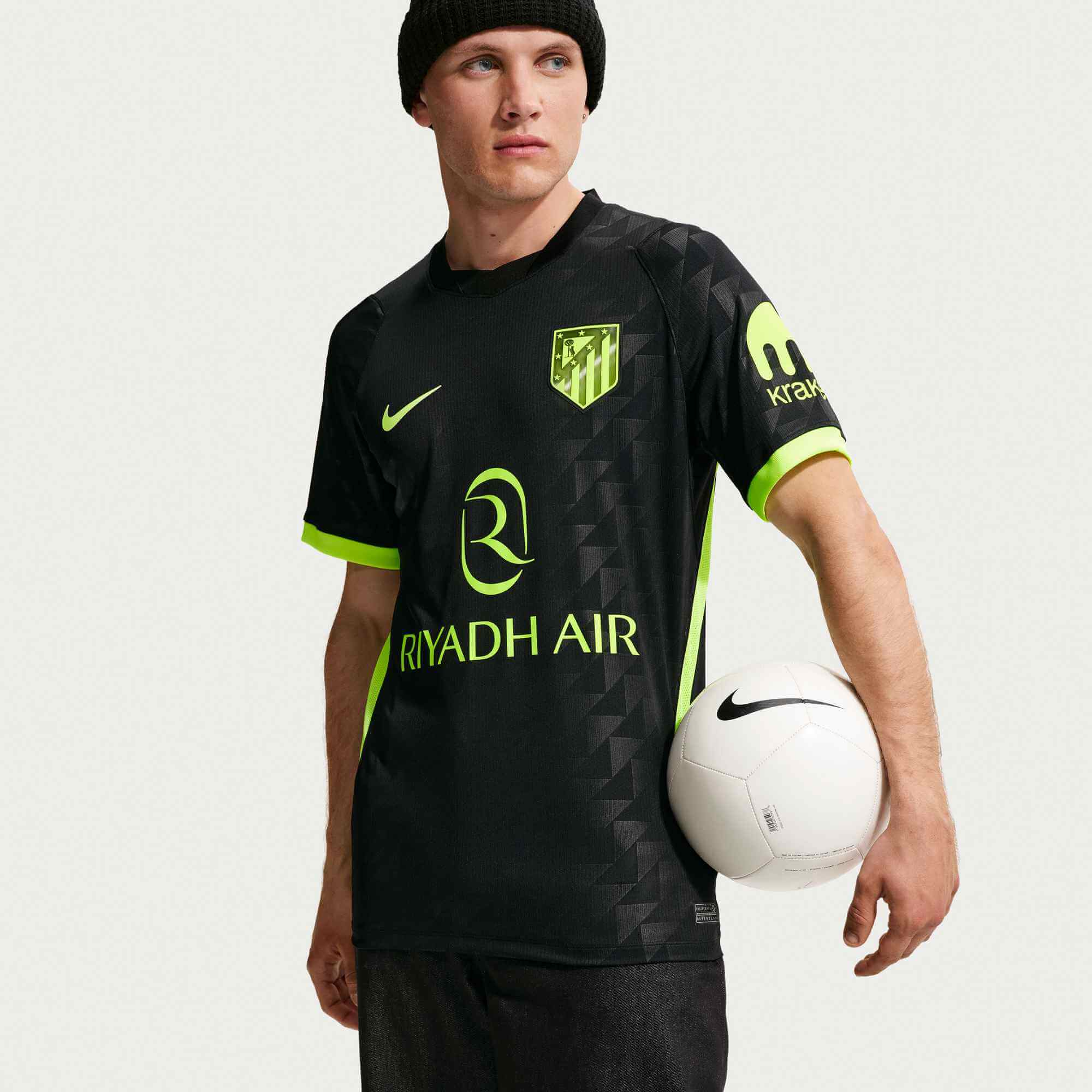 Nike 2026-27 Atletico Madrid Men's Stadium Away Soccer Jersey (Detail 1)