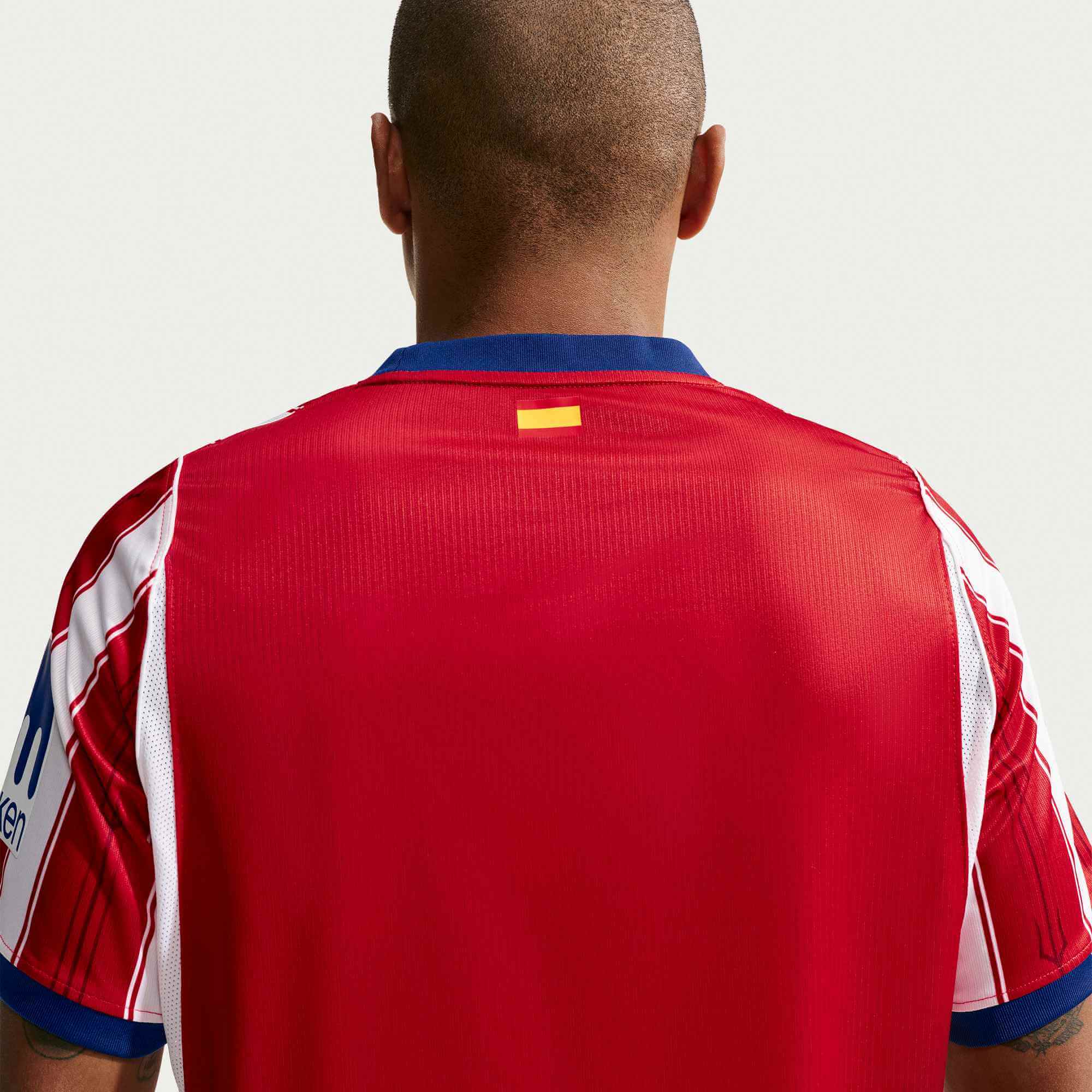 Nike 2026-27 Atletico Madrid Men's Stadium Home Soccer Jersey (Detail 3)