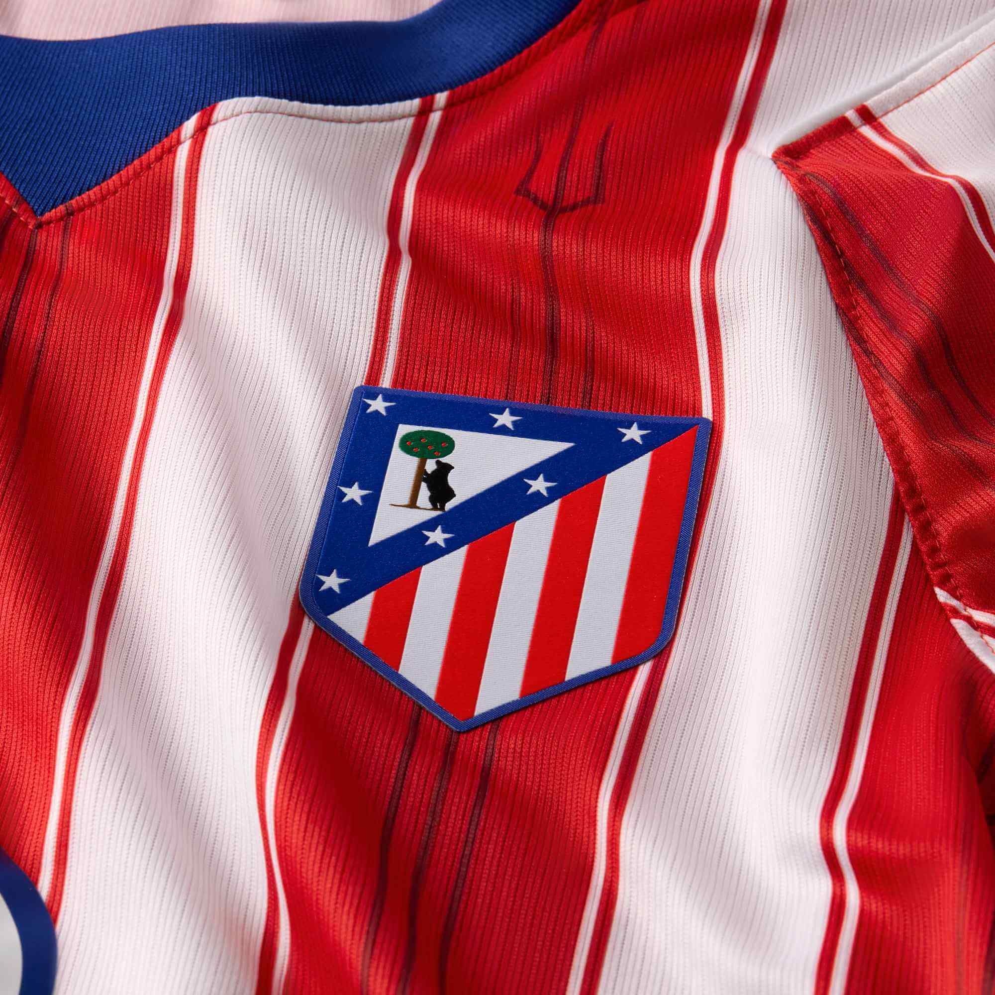 Nike 2026-27 Atletico Madrid Men's Stadium Home Soccer Jersey (Detail 4)
