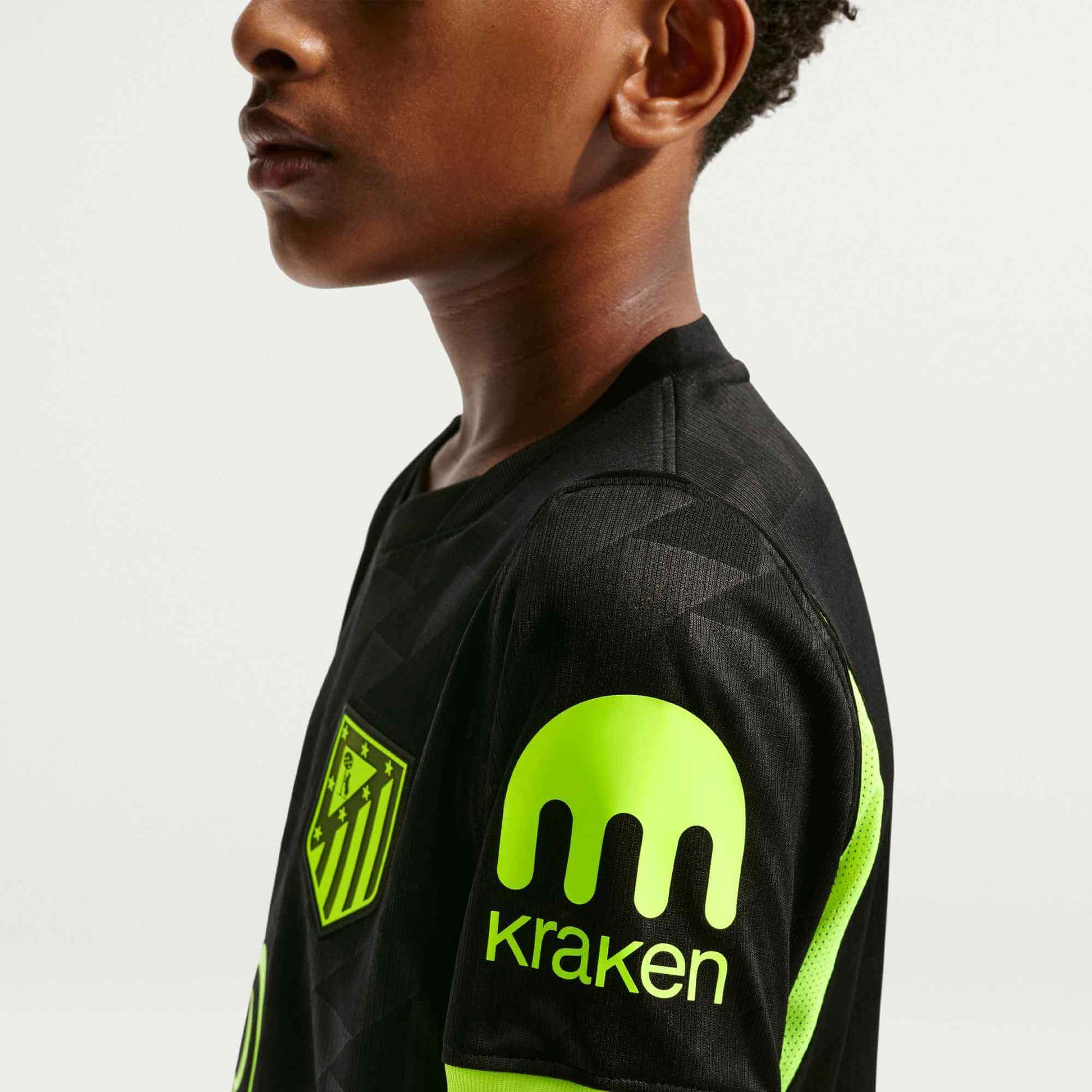 Nike 2026-27 Atletico Madrid Youth Stadium Away Soccer Jersey (Detail 1)