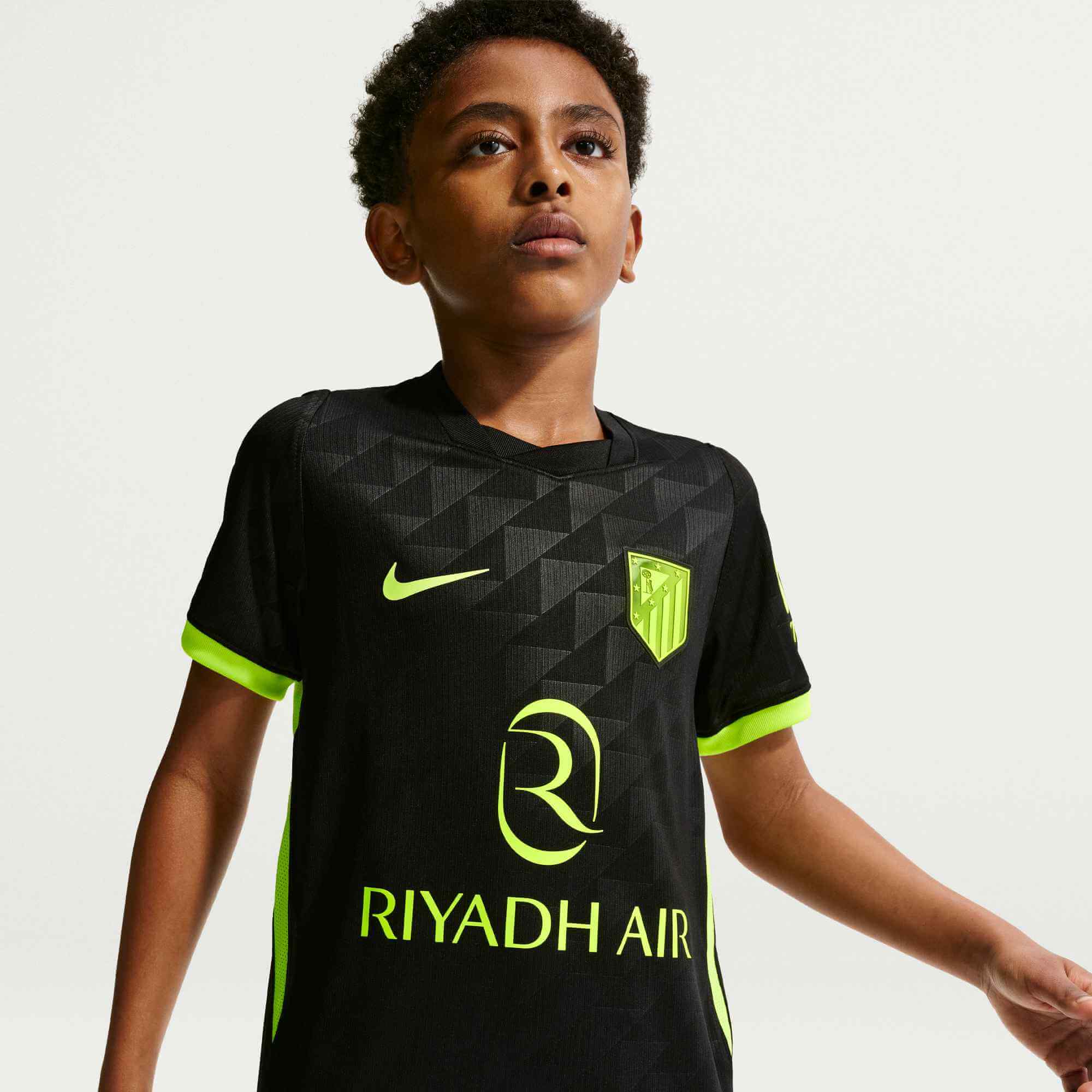 Nike 2026-27 Atletico Madrid Youth Stadium Away Soccer Jersey (Model 1 - Front)