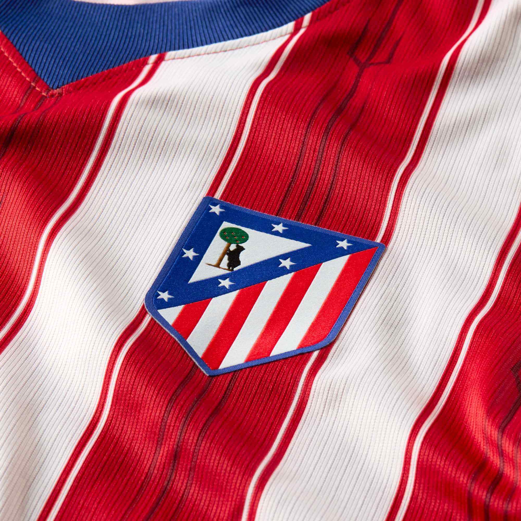 Nike 2026-27 Atletico Madrid Youth Stadium Home Soccer Jersey (Detail 3)