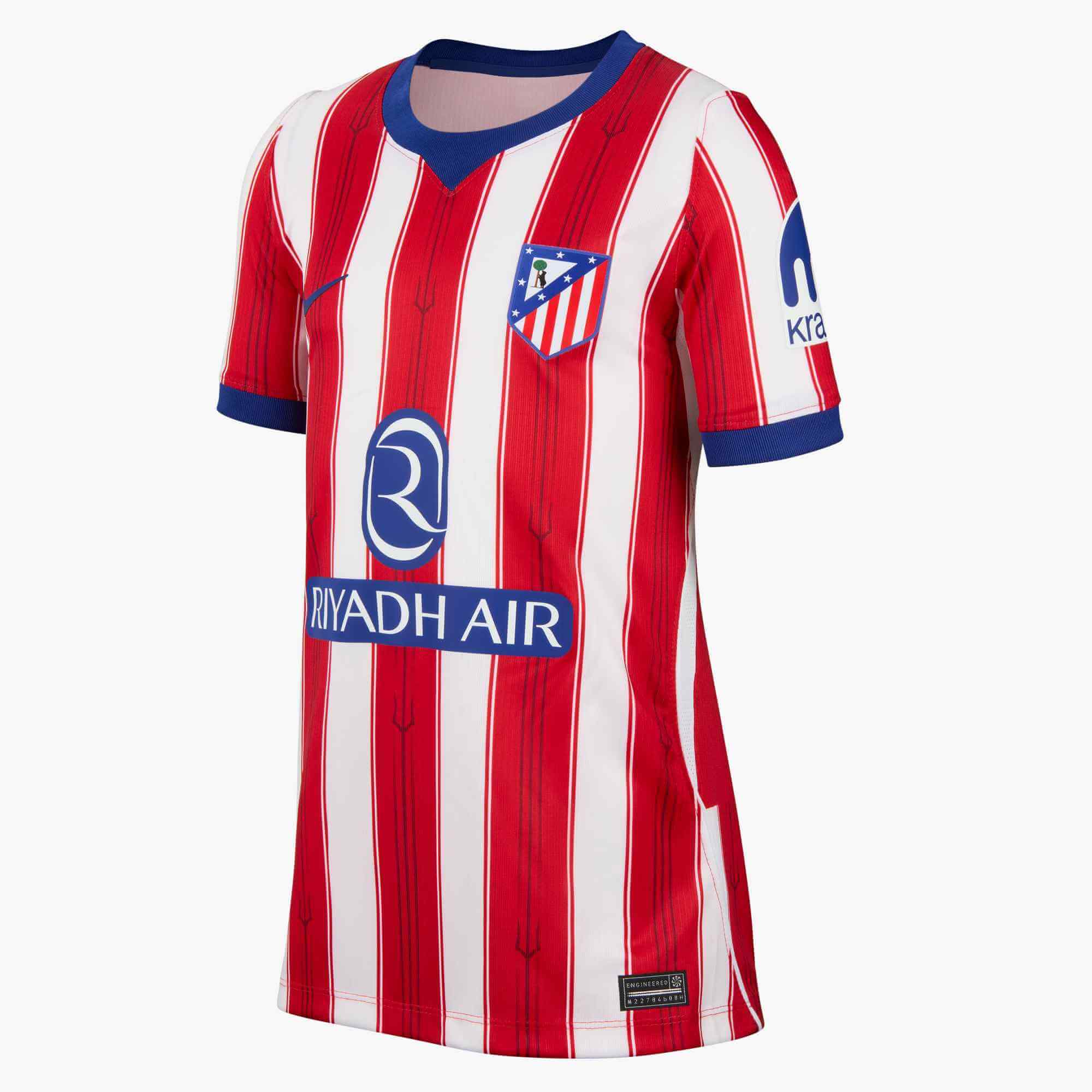Nike 2026-27 Atletico Madrid Youth Stadium Home Soccer Jersey (Front)