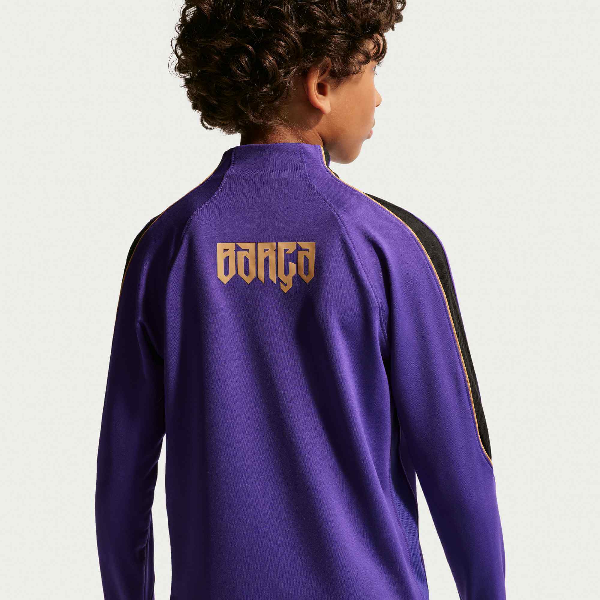 Nike 2026-27 Barcelona Away Youth Strike Drill Top (Model 2 - Back)