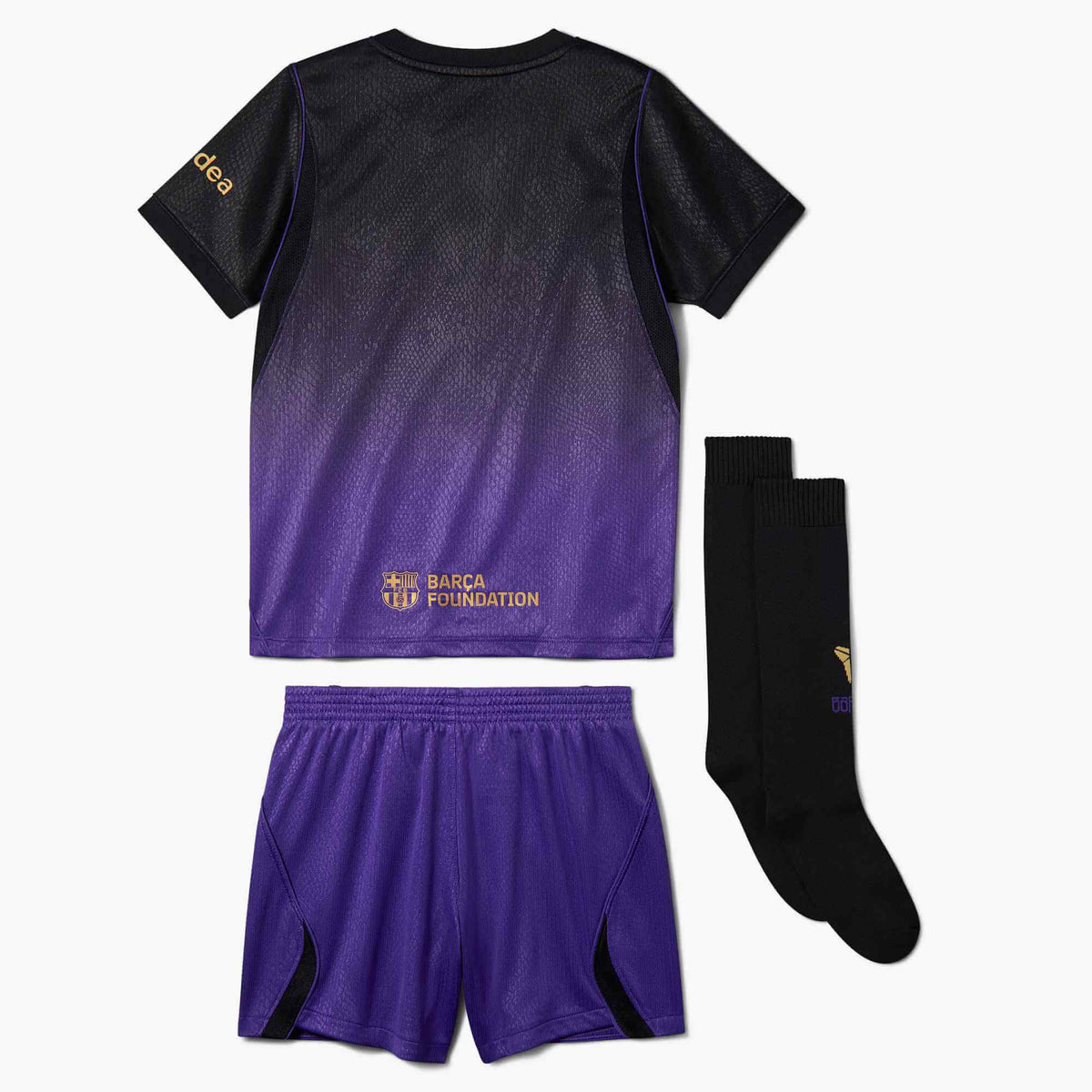 Nike 2026-27 Barcelona Little Kid's Stadium Away Kit (Set - Back)