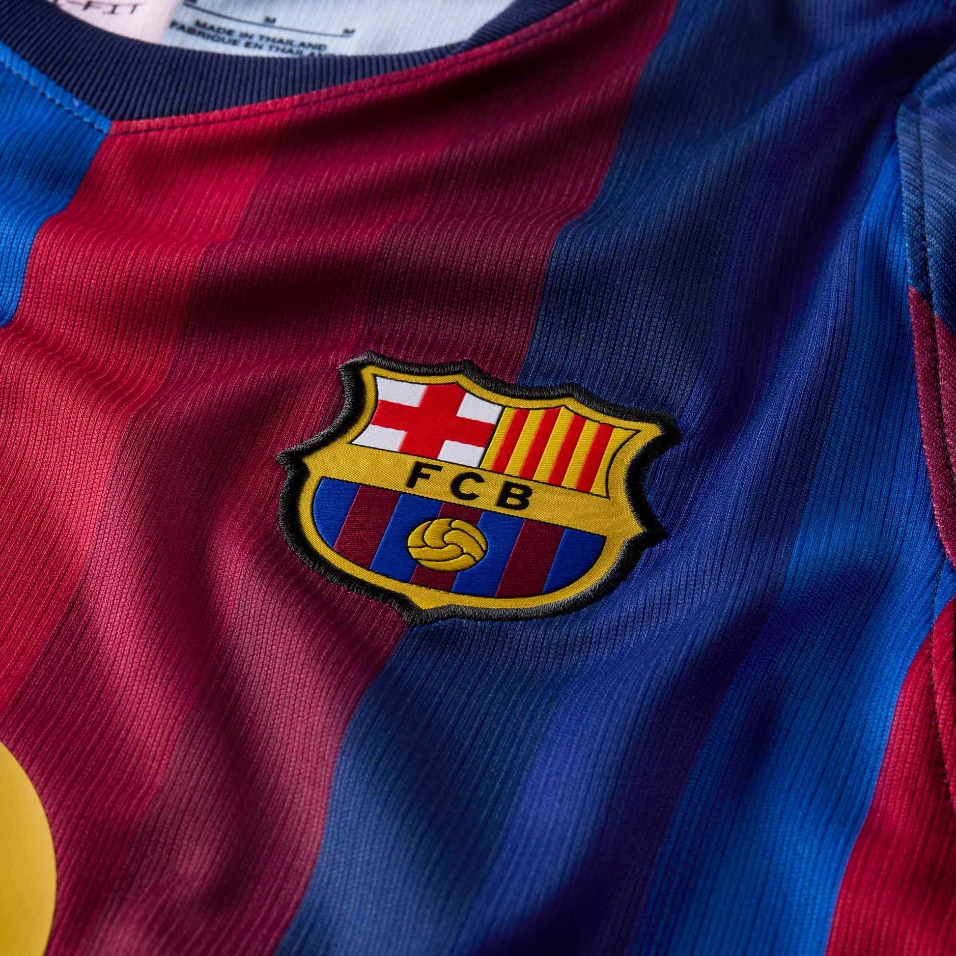 Nike 2026-27 Barcelona Men's Authentic Home Soccer Jersey (Detail 3)