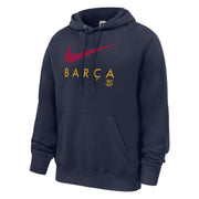 Nike 2026-27 Barcelona Men's Club Fleece Pullover Hoodie (Front)