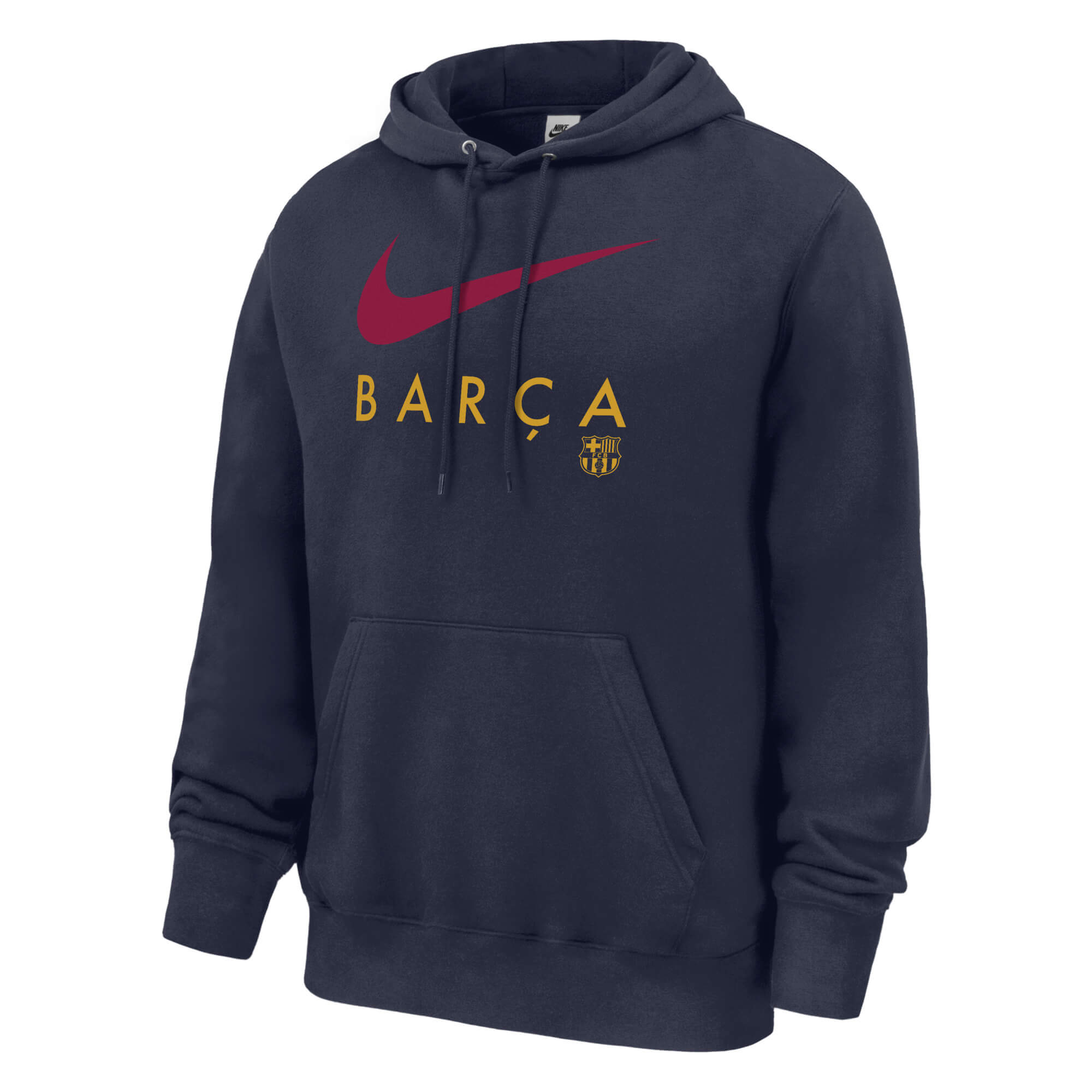 Nike 2026-27 Barcelona Men's Club Fleece Pullover Hoodie (Front)