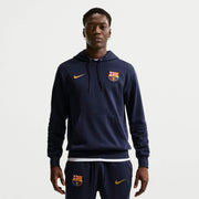 Nike 2026-27 Barcelona Men's Club Pullover Hoodie (Model - Front)