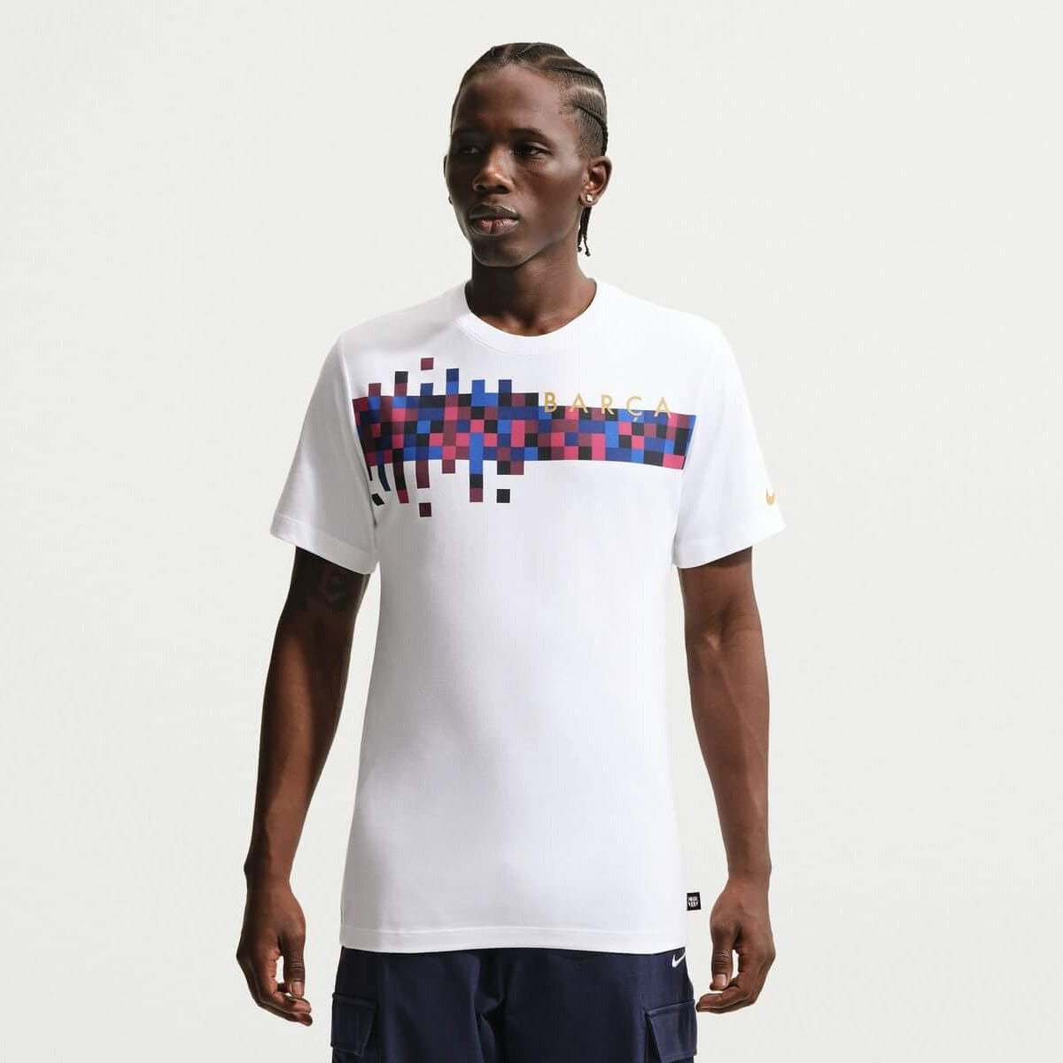 Nike 2026-27 Barcelona Men's Graphic Tee (Model - Front)