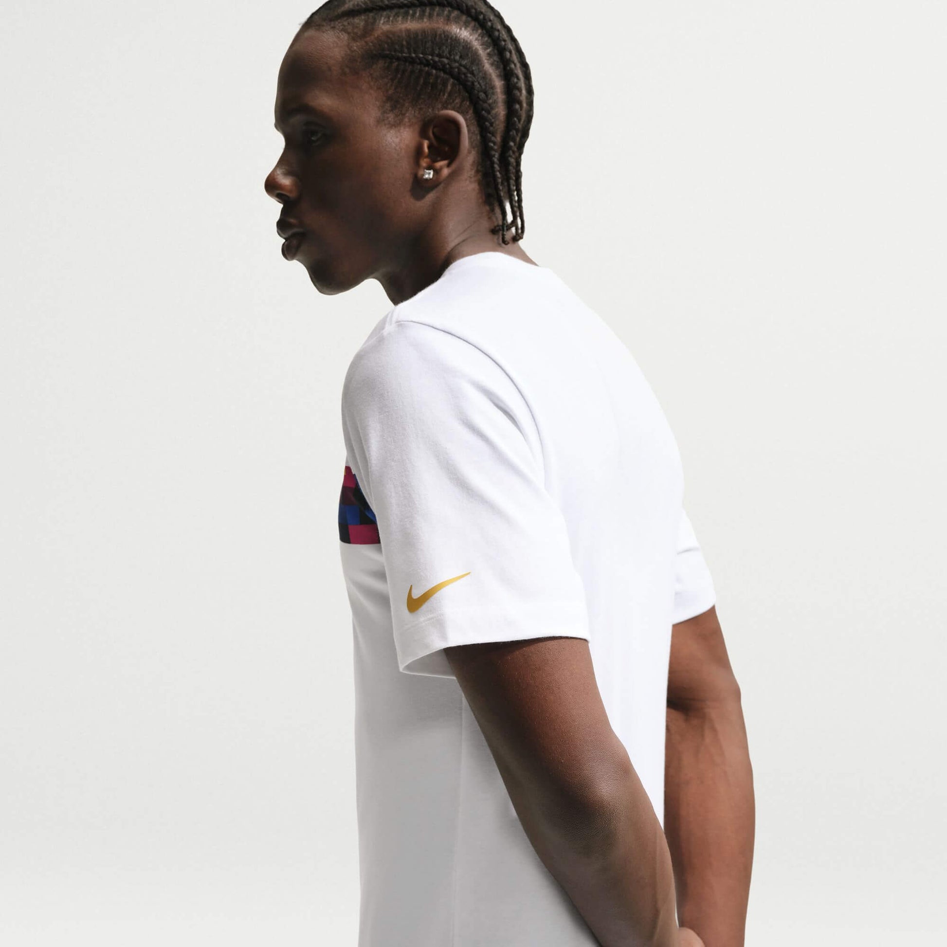 Nike 2026-27 Barcelona Men's Graphic Tee (Side)