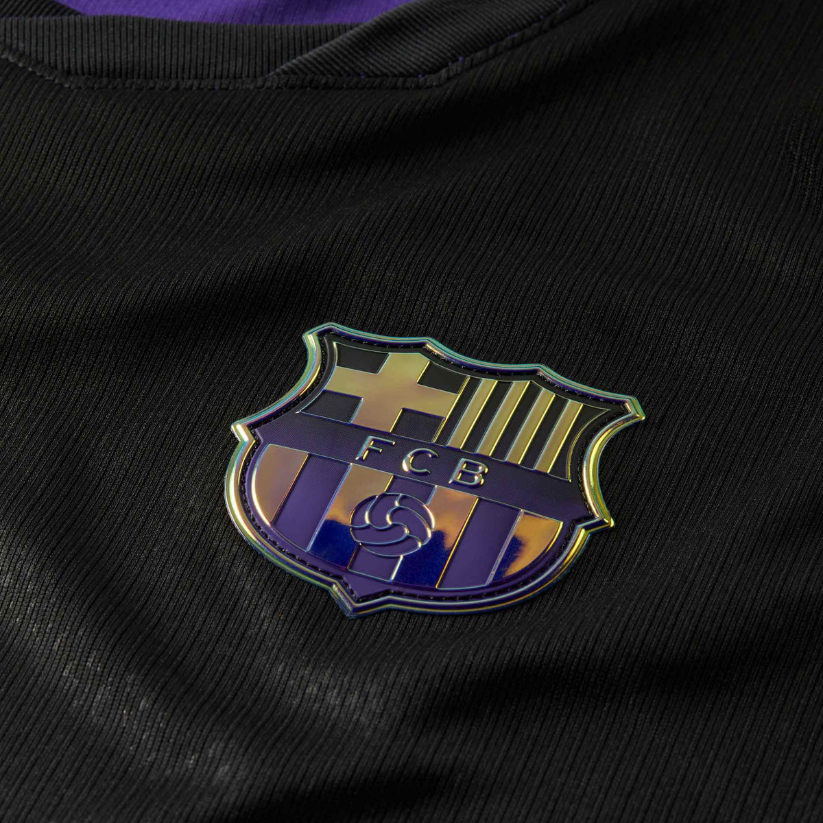 Nike 2026-27 Barcelona Men's Stadium Away Long-Sleeve Soccer Jersey (Detail 4)