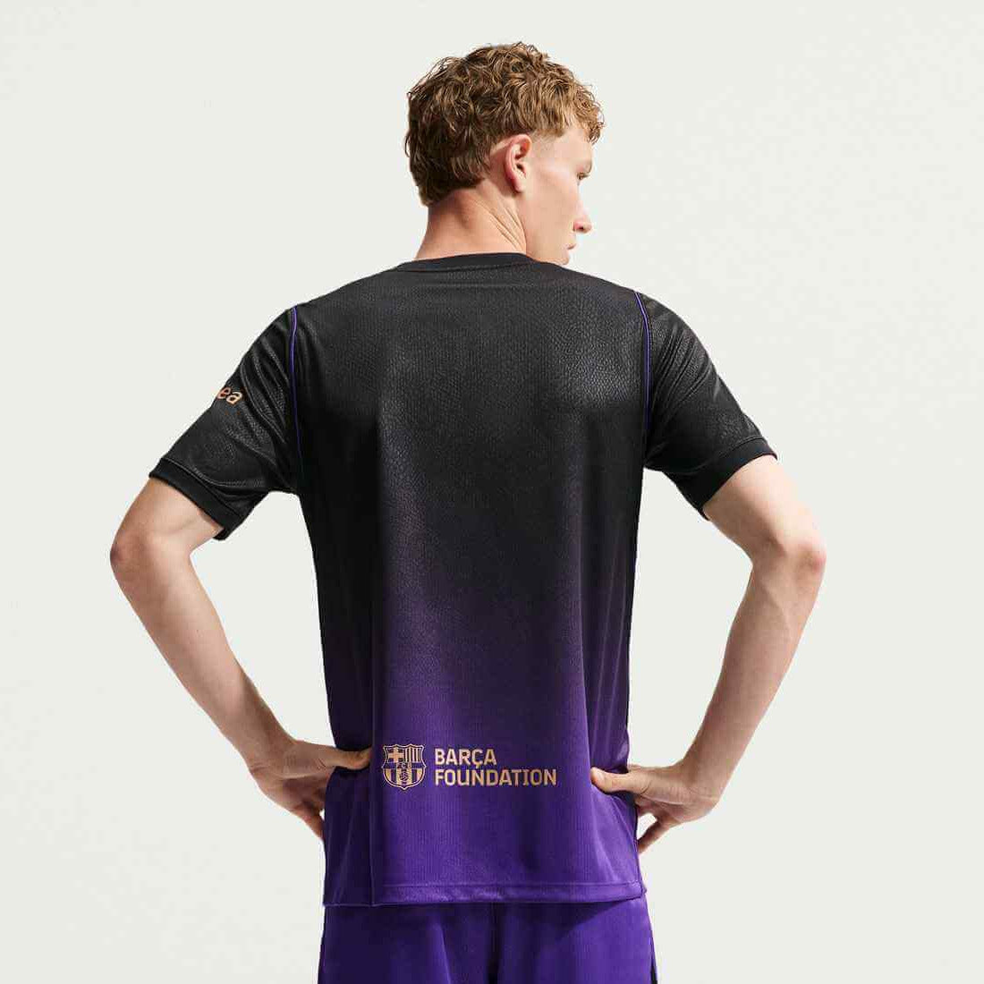 Nike 2026-27 Barcelona Men's Stadium Away Soccer Jersey (Model - Back)