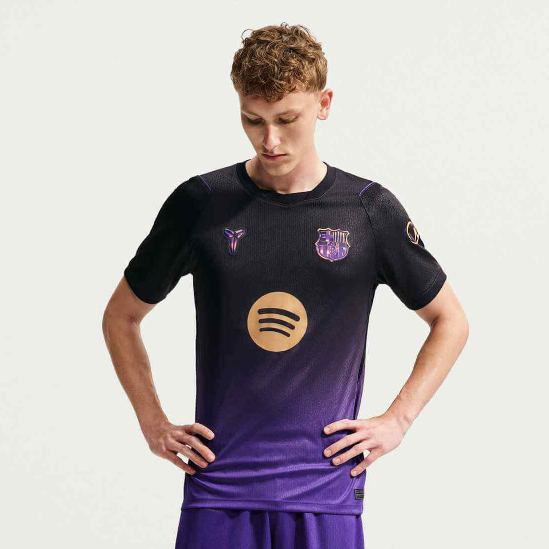 Nike 2026-27 Barcelona Men's Stadium Away Soccer Jersey (Model - Front)