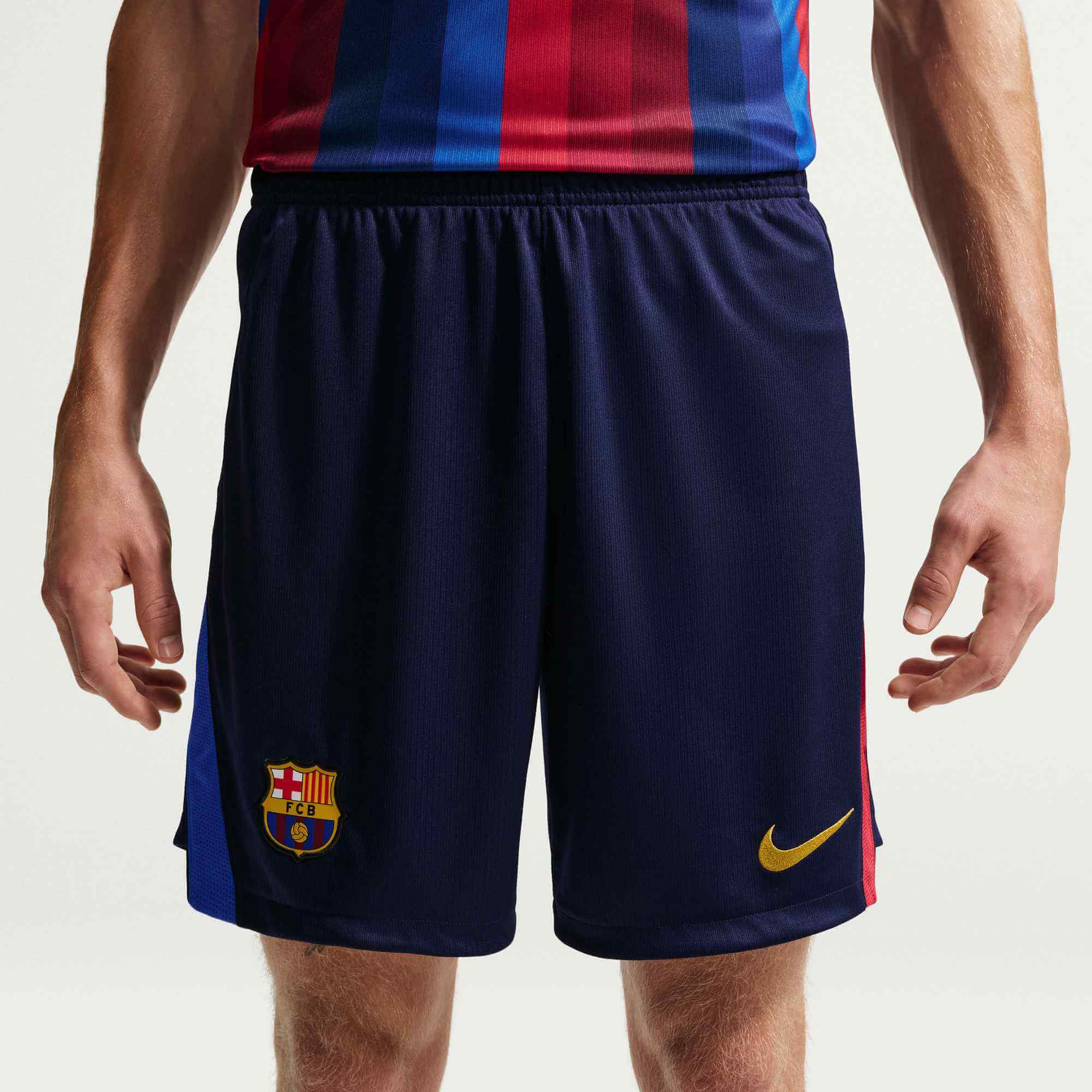 Nike 2026-27 Barcelona Men's Stadium Home Shorts (Front)