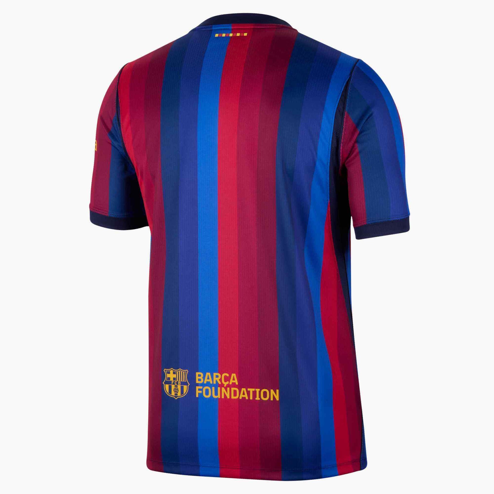 Nike 2026-27 Barcelona Men's Stadium Home Soccer Jersey (Back)