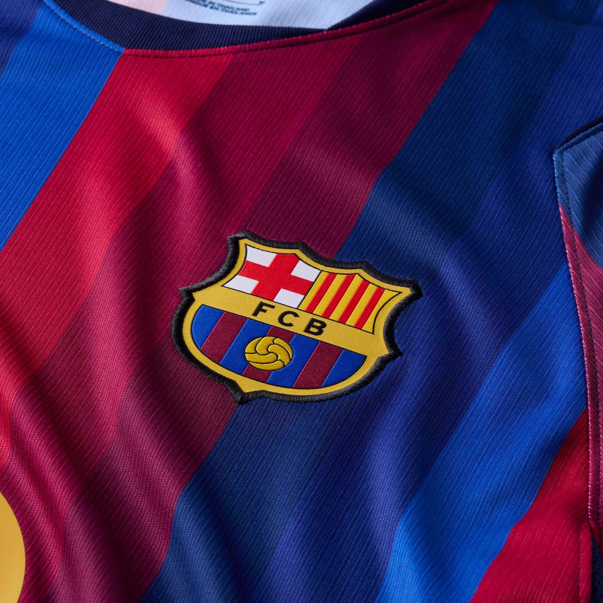Nike 2026-27 Barcelona Men's Stadium Home Soccer Jersey (Detail 4)