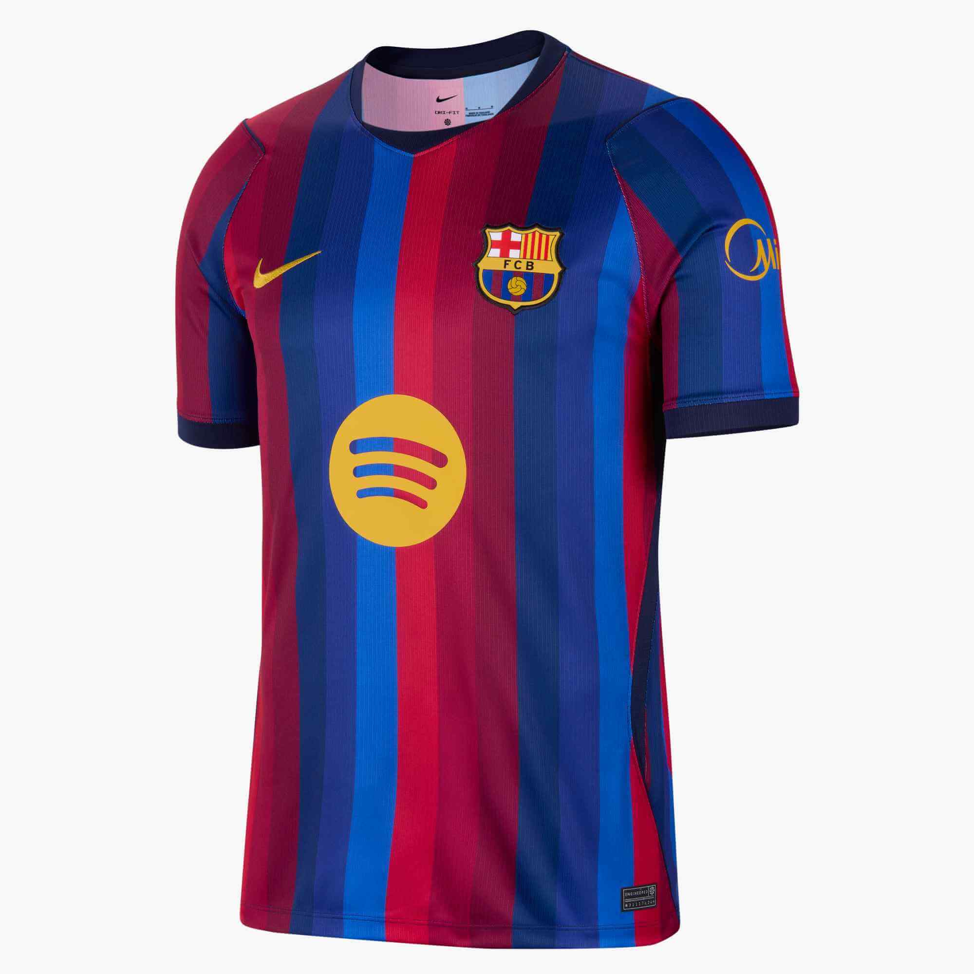Nike 2026-27 Barcelona Men's Stadium Home Soccer Jersey (Front)