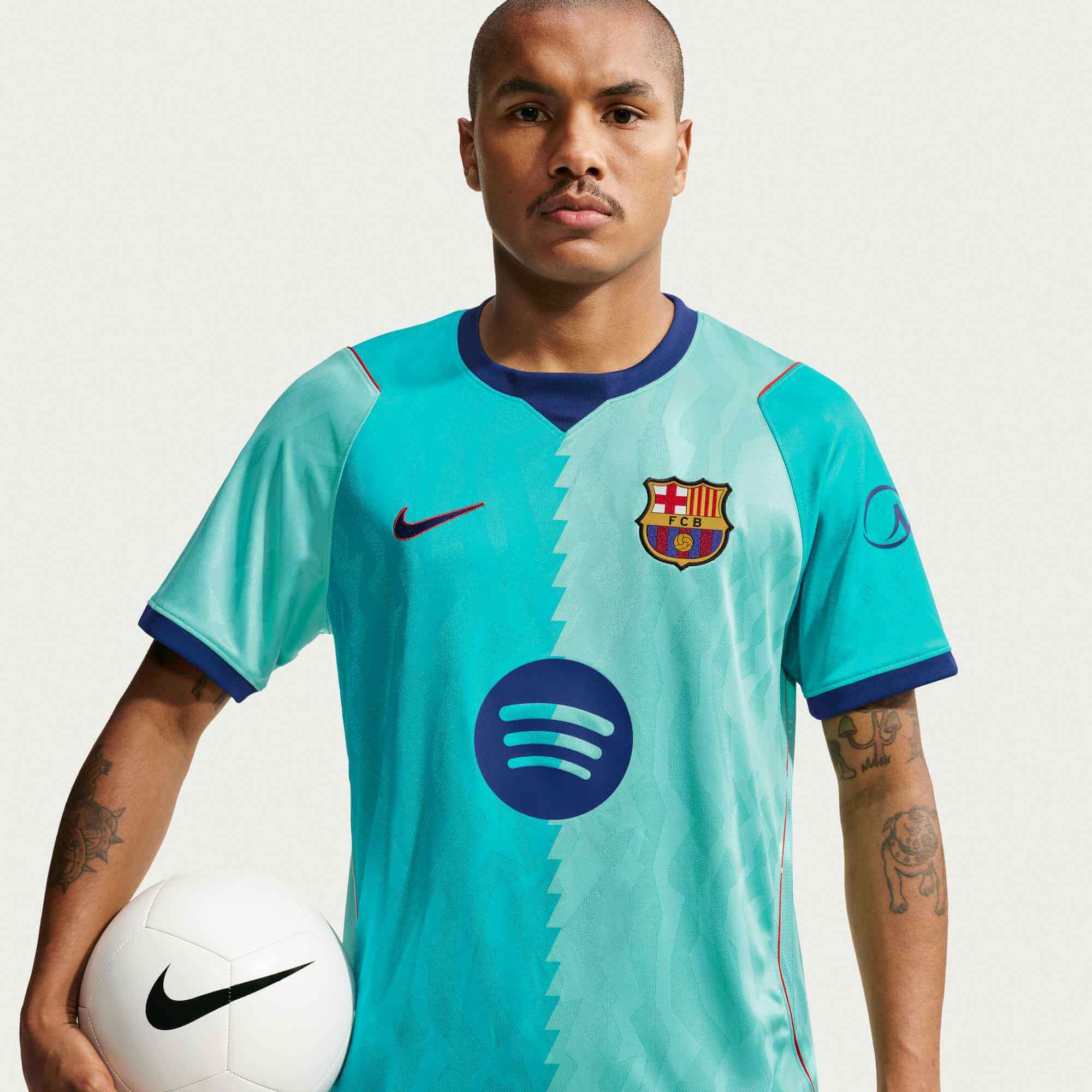 Nike 2026-27 Barcelona Men's Stadium Third Soccer Jersey (Detail 1)