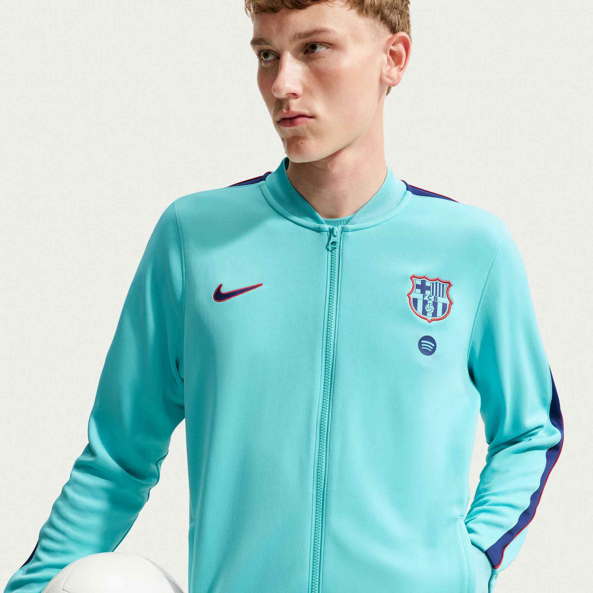 Nike 2026-27 Barcelona Men's Third Strike Track Jacket (Detail 1)