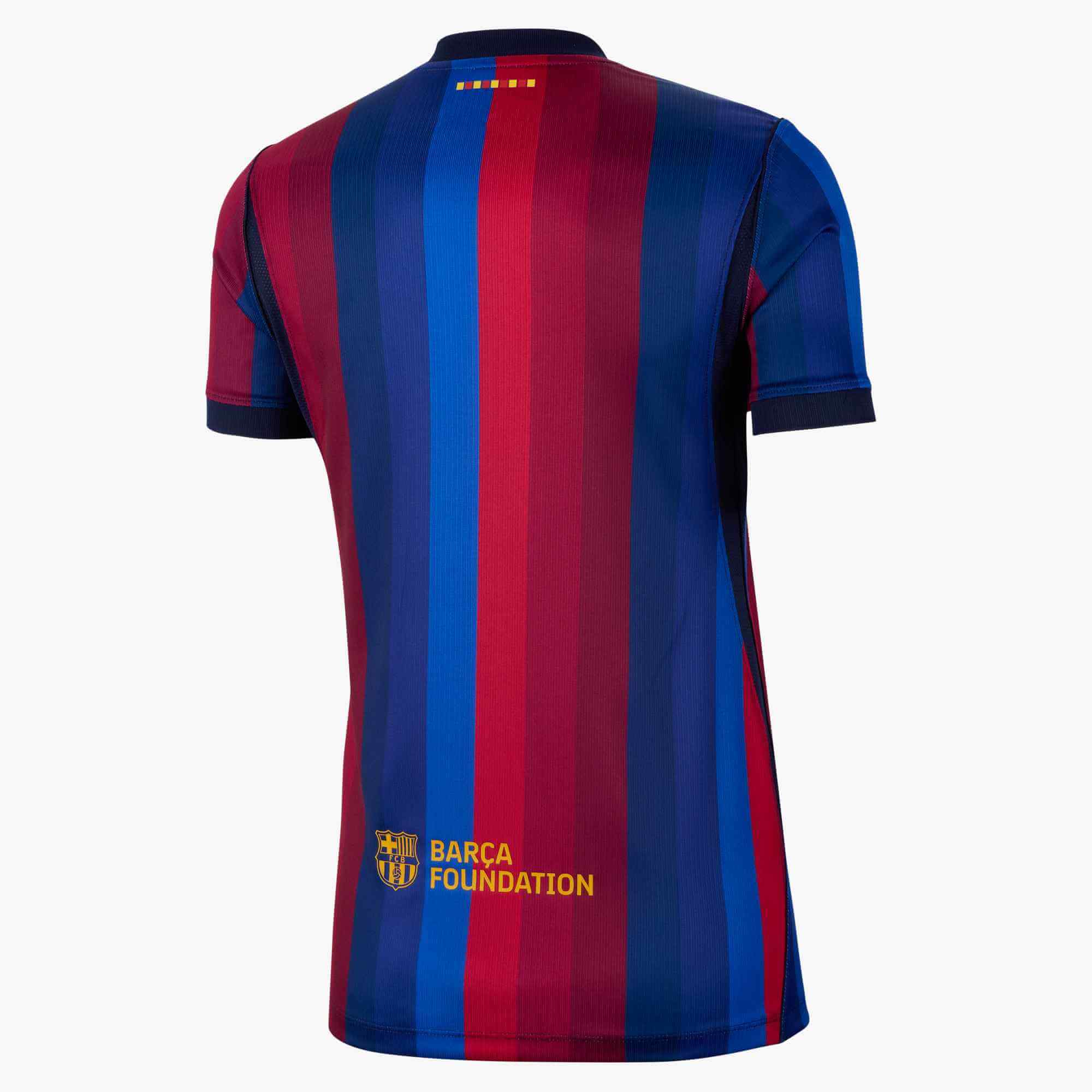 Nike 2026-27 Barcelona Women's Stadium Home Soccer Jersey (Back)