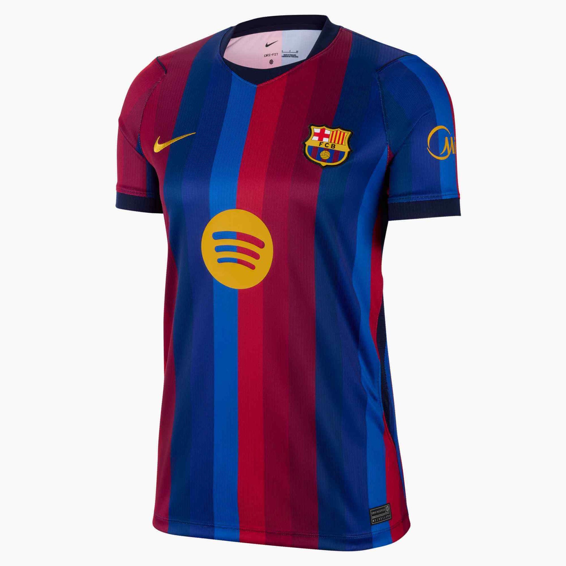 Nike 2026-27 Barcelona Women's Stadium Home Soccer Jersey (Front)