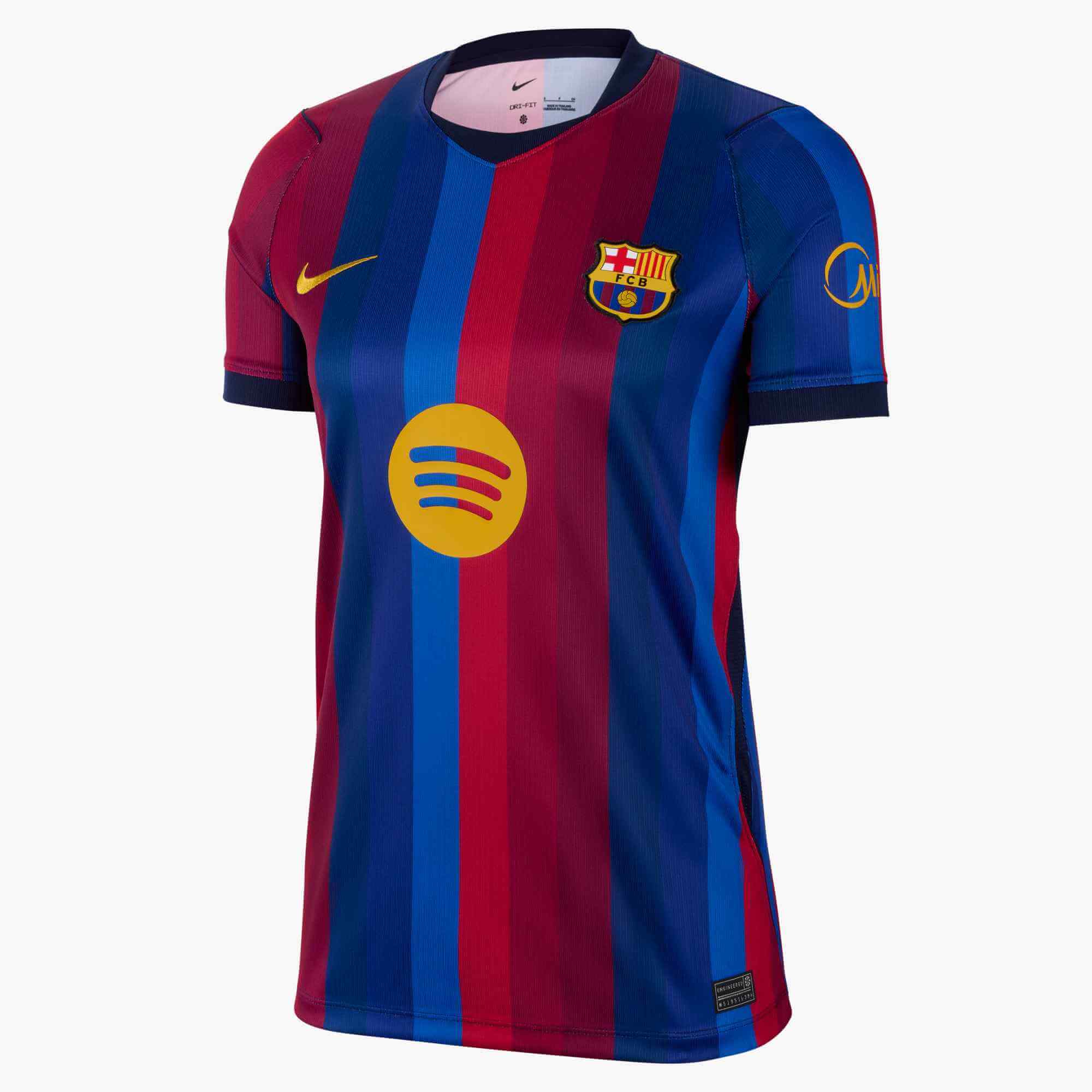 Nike 2026-27 Barcelona Women's Stadium Home Soccer Jersey (Front)