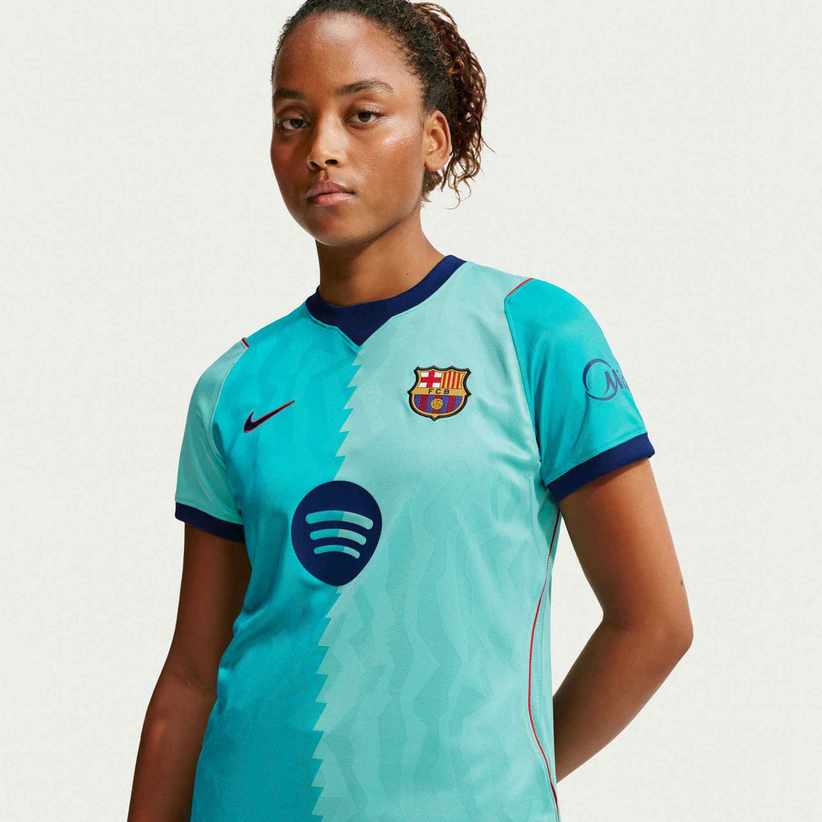 Nike 2026-27 Barcelona Women's Stadium Third Soccer Jersey (Detail 1)