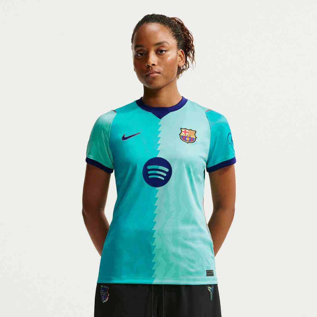 Nike 2026-27 Barcelona Women's Stadium Third Soccer Jersey (Model - Front)