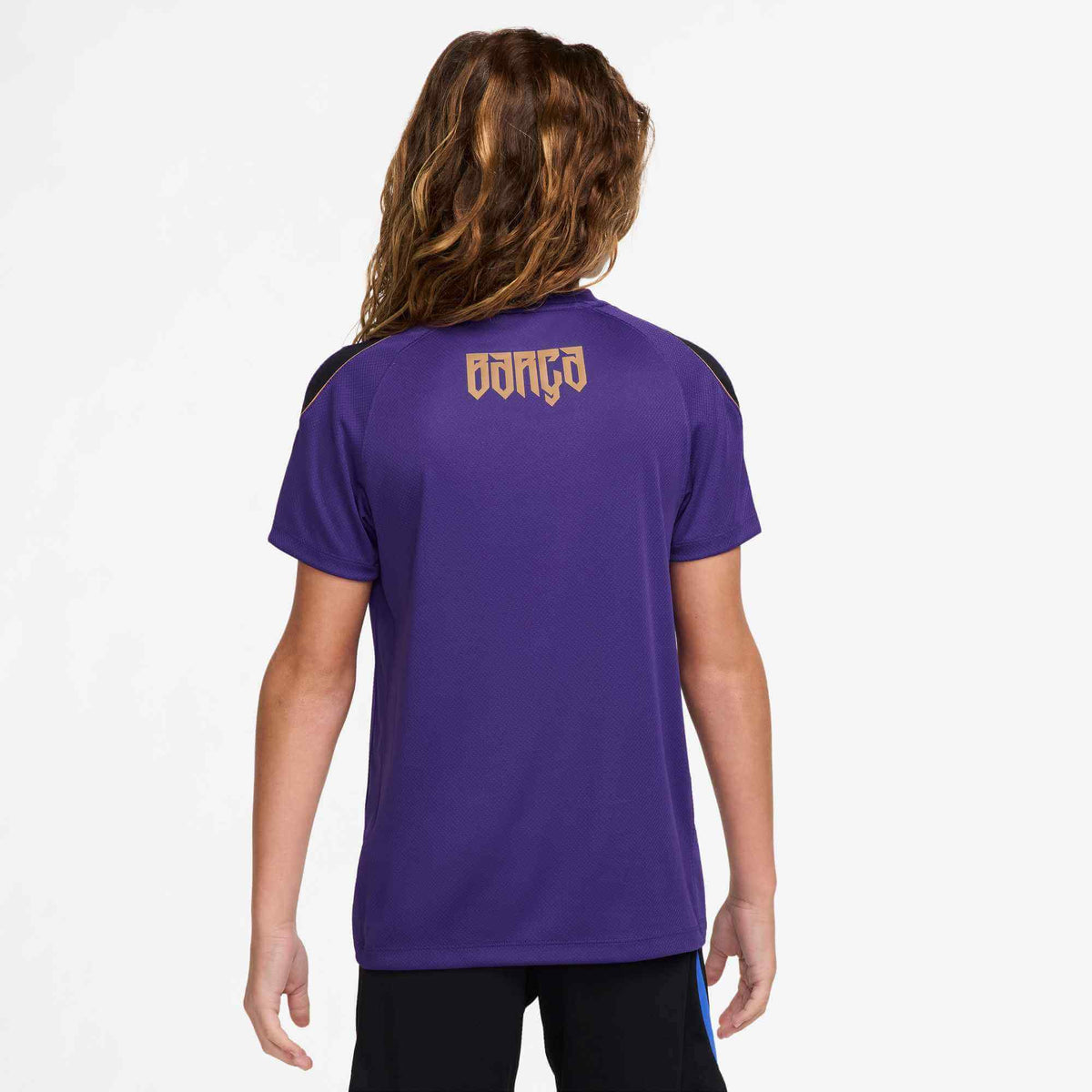 Nike 2026-27 Barcelona Youth Away Dri-Fit Strike Top (Model - Back)