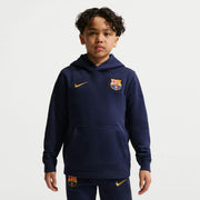 Nike 2026-27 Barcelona Youth Club Pullover Hoodie (Model - Front)