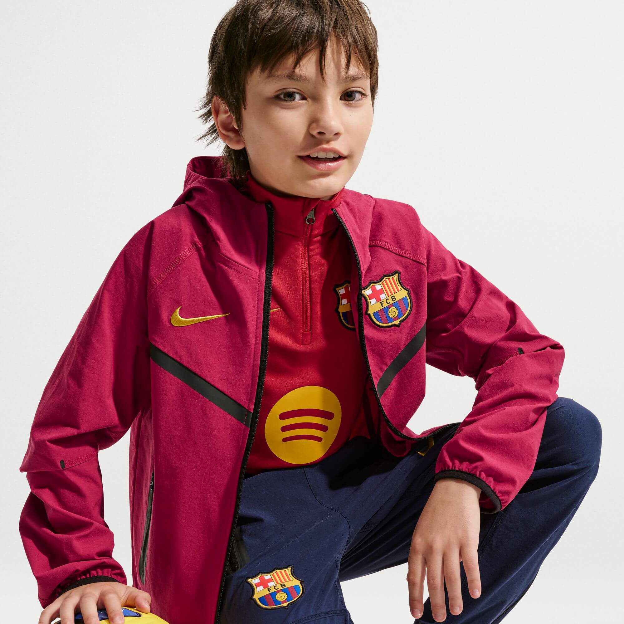 Nike 2026-27 Barcelona Youth Full-Zip Tech Jacket – ProSoccer