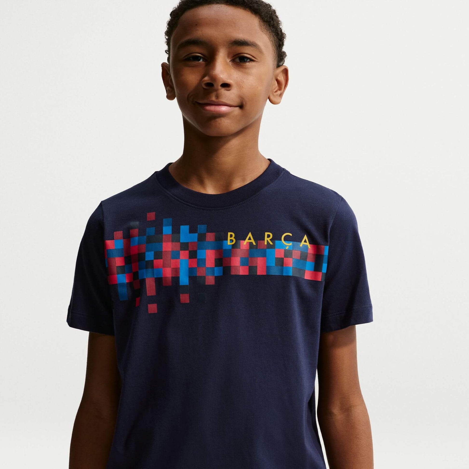 Nike 2026-27 Barcelona Youth Graphic Tee (Front)