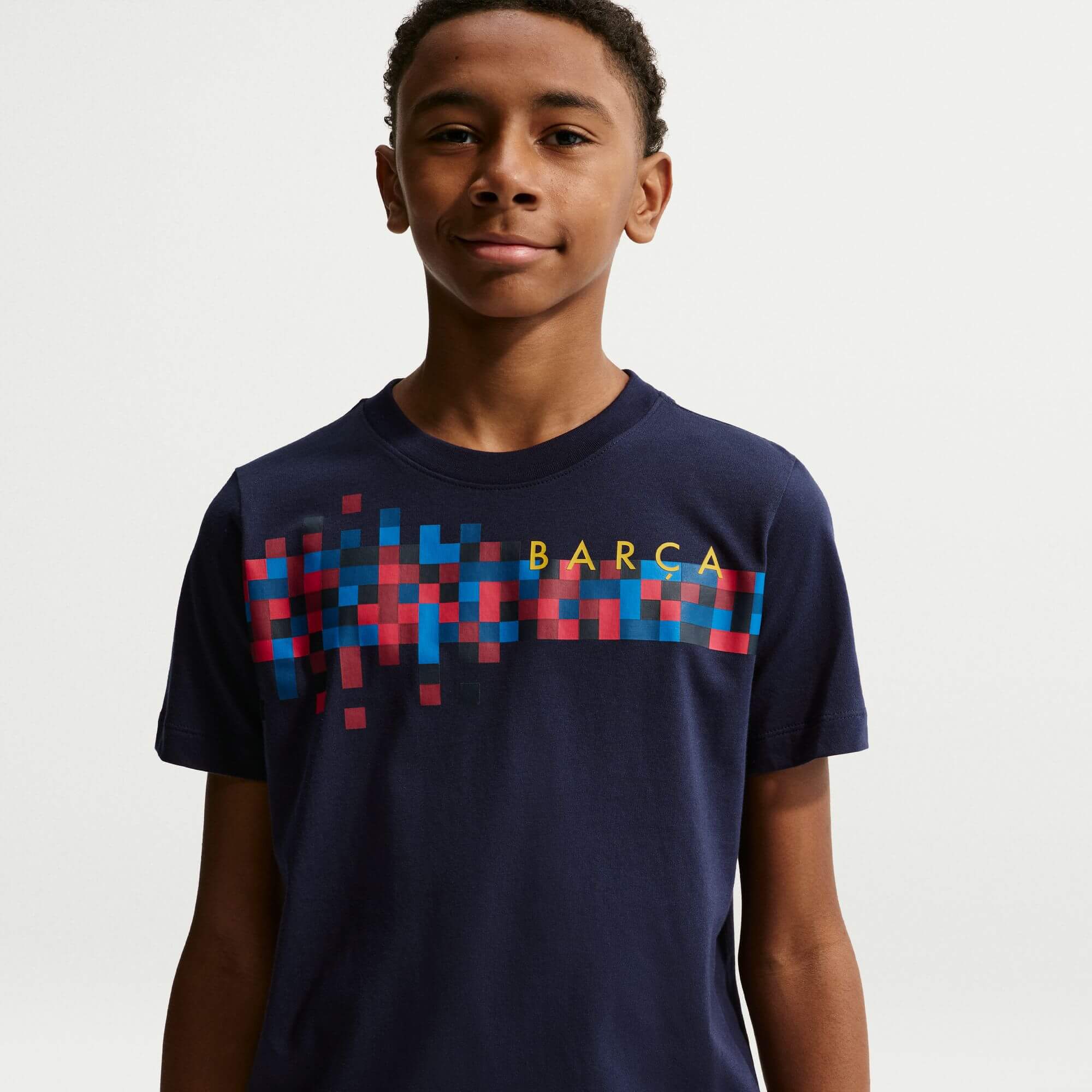 Nike 2026-27 Barcelona Youth Graphic Tee (Front)