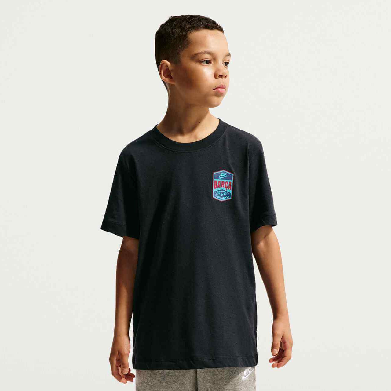 Nike 2026-27 Barcelona Youth Premier Tee (Model - Front)