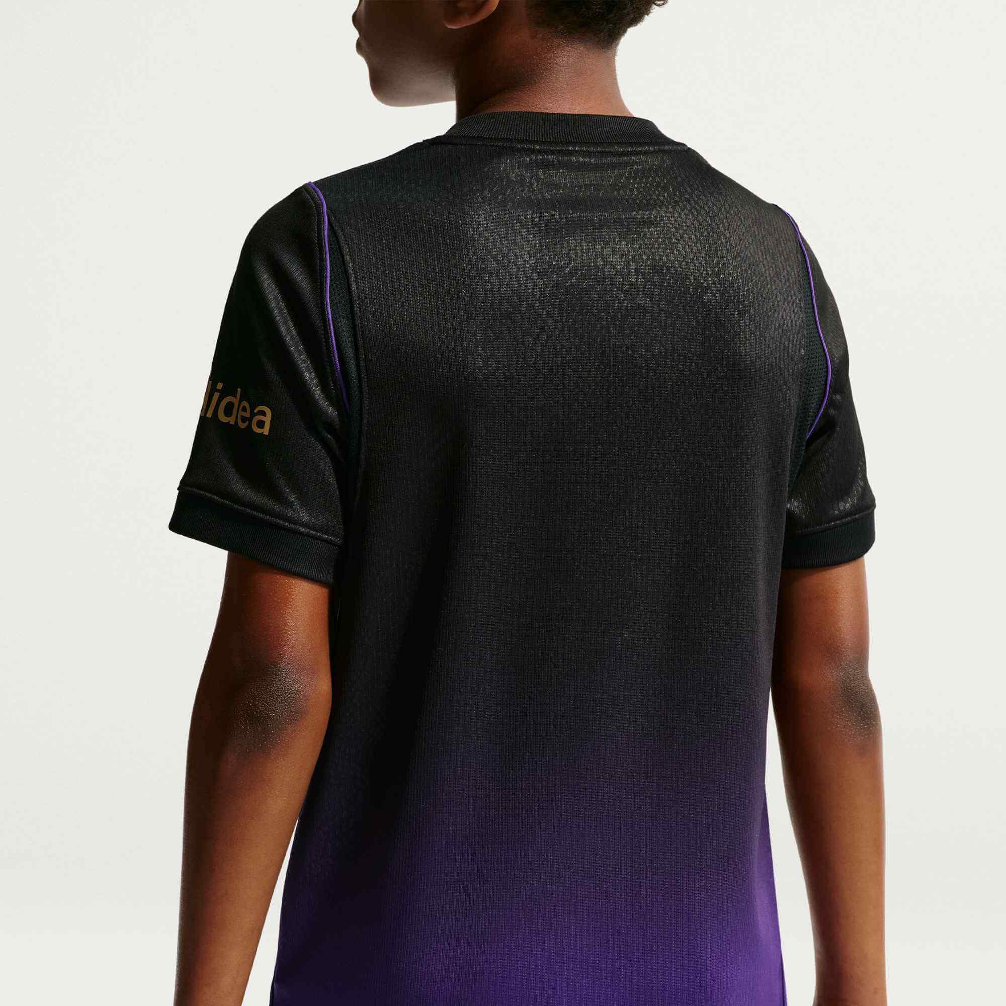 Nike 2026-27 Barcelona Youth Stadium Away Soccer Jersey (Model 2 - Back)