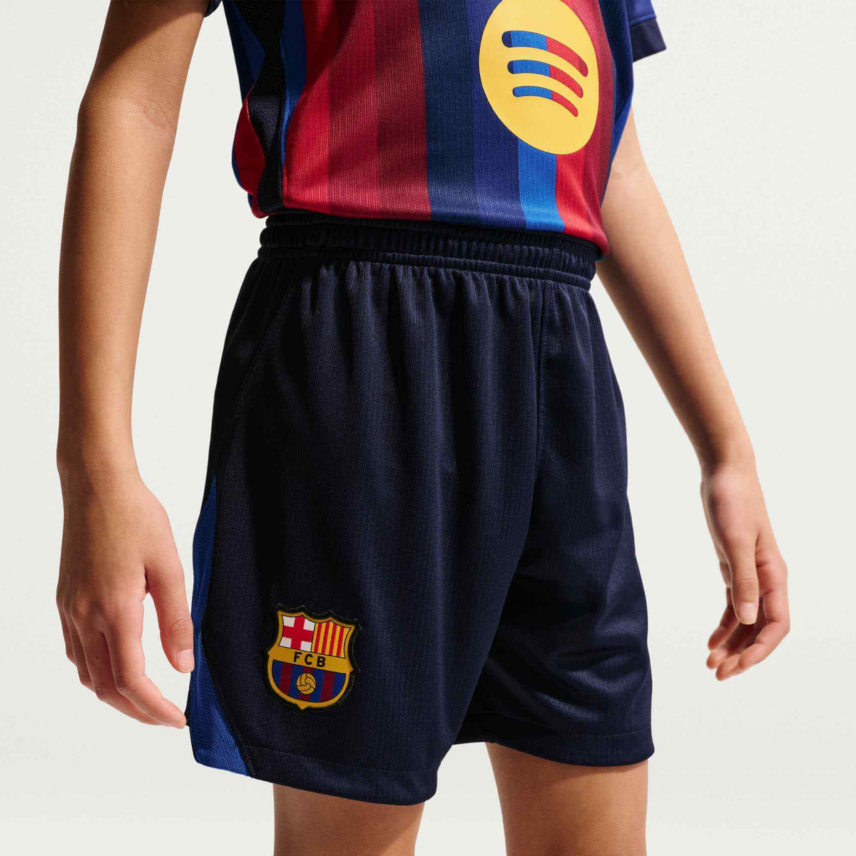 Nike 2026-27 Barcelona Youth Stadium Home Shorts (Front)